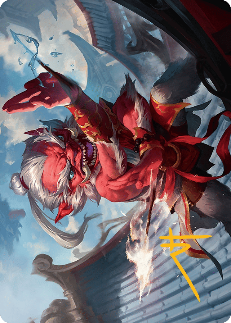 Devoted Duelist — Tarkir: Dragonstorm Art Series — Magic: The Gathering