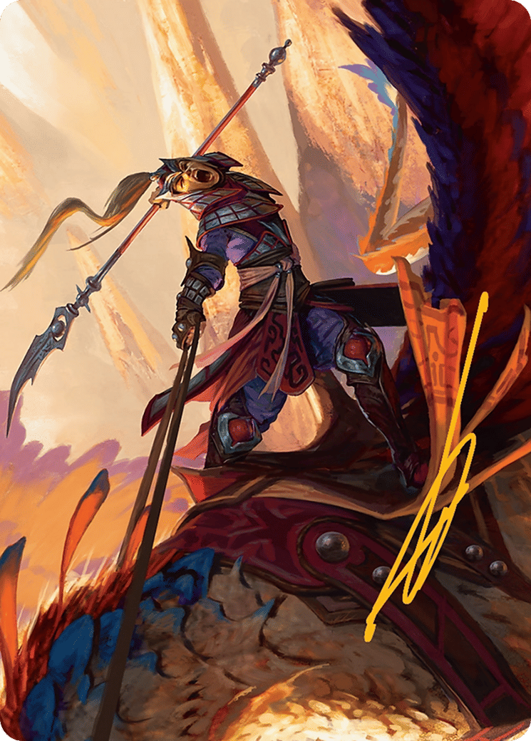 Dragonback Lancer — Tarkir: Dragonstorm Art Series — Magic: The Gathering