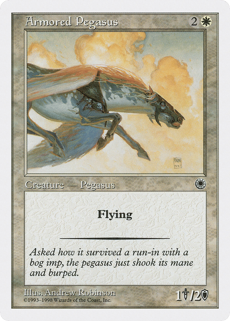 Pégase cuirassé — Anthologies — Magic: The Gathering