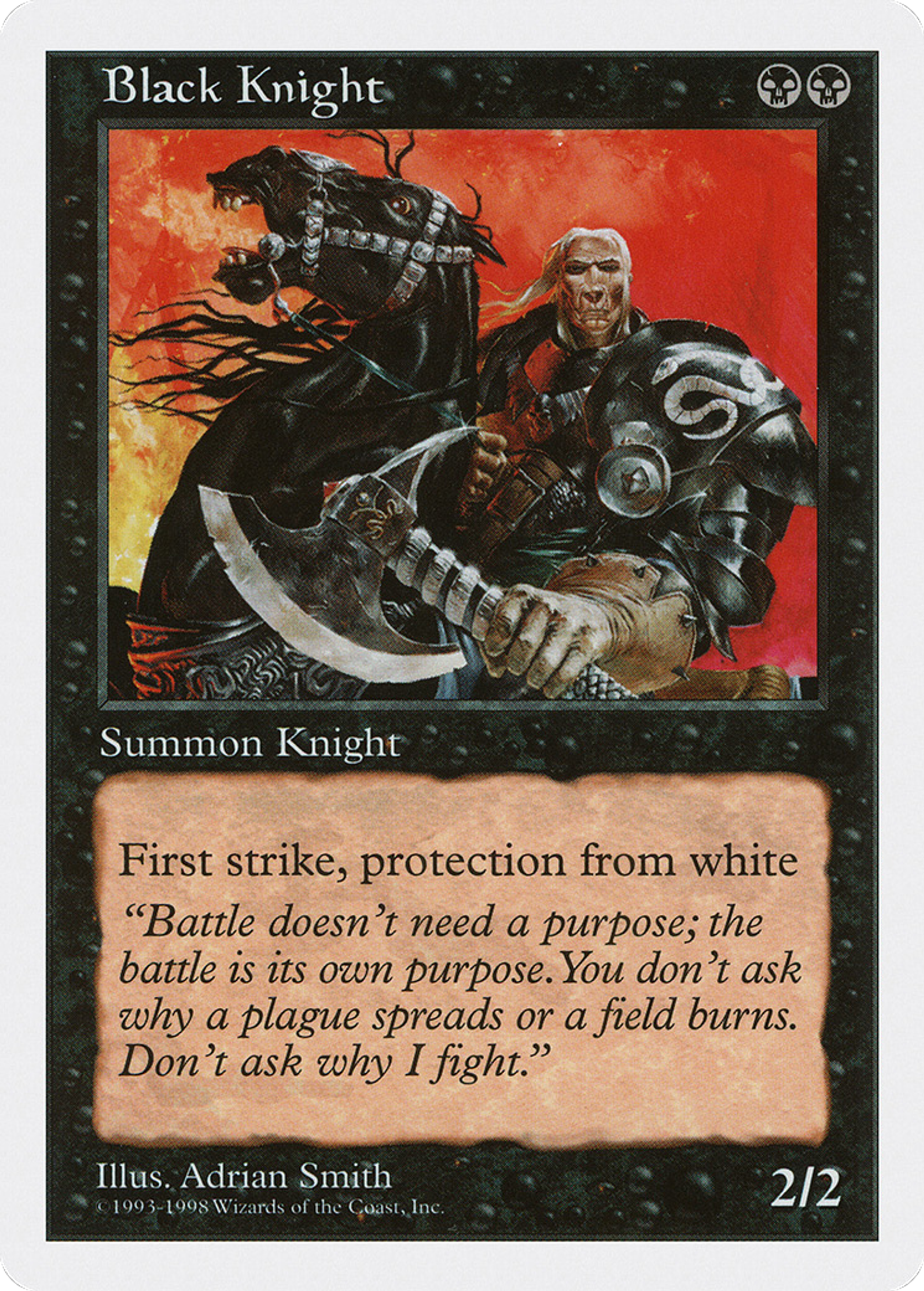 Black Knight — Anthologies — Magic: The Gathering