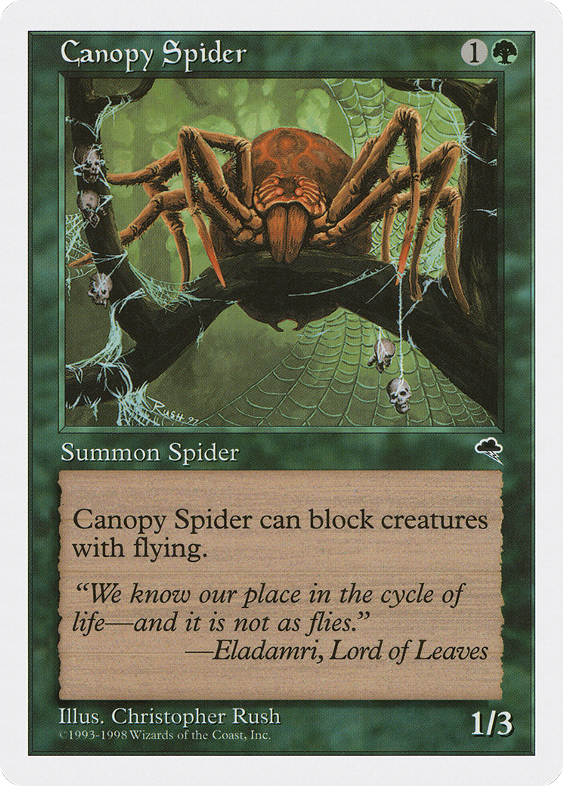 Canopy Spider — Anthologies — Magic: The Gathering