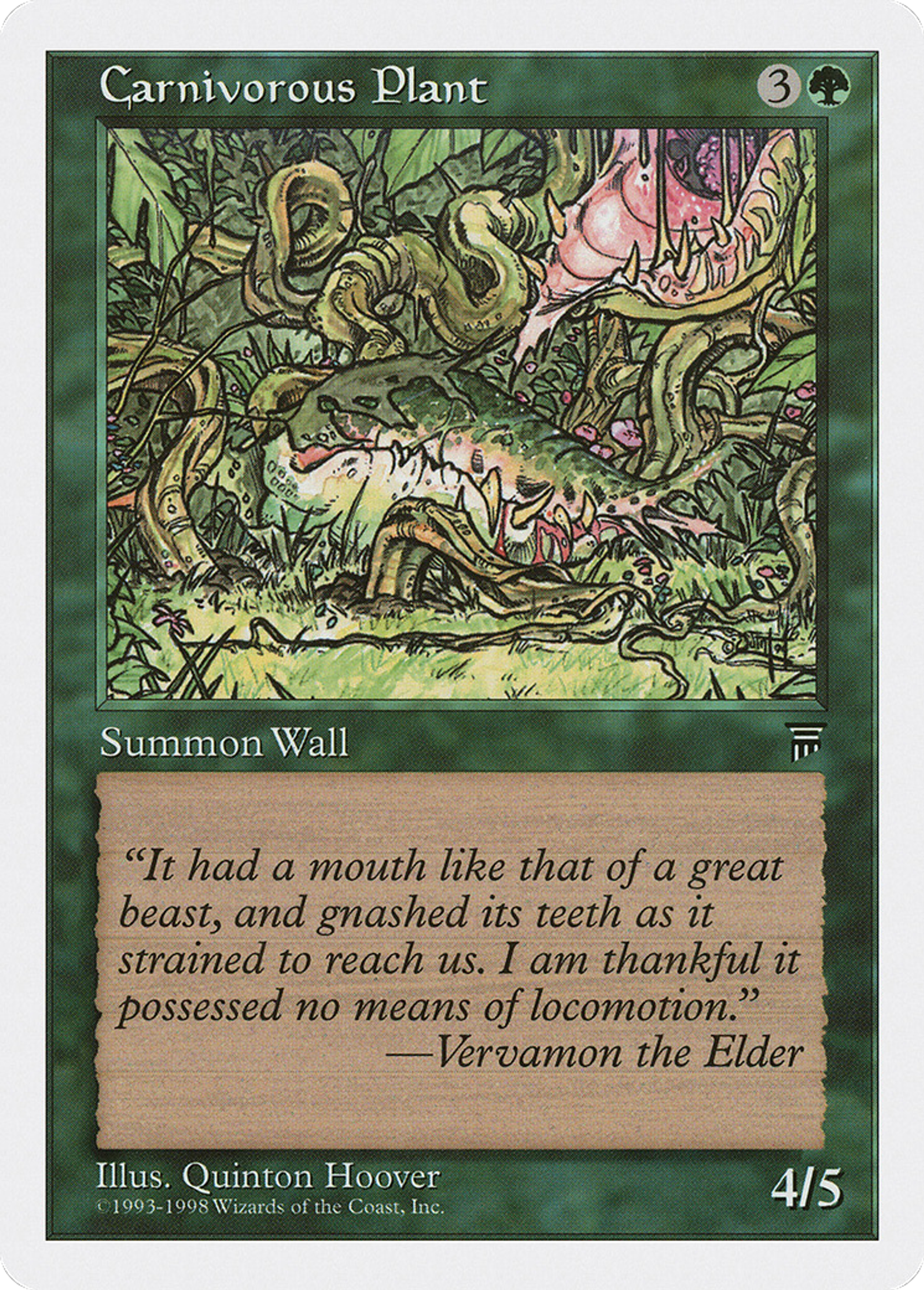Carnivorous Plant — Anthologies — Magic: The Gathering