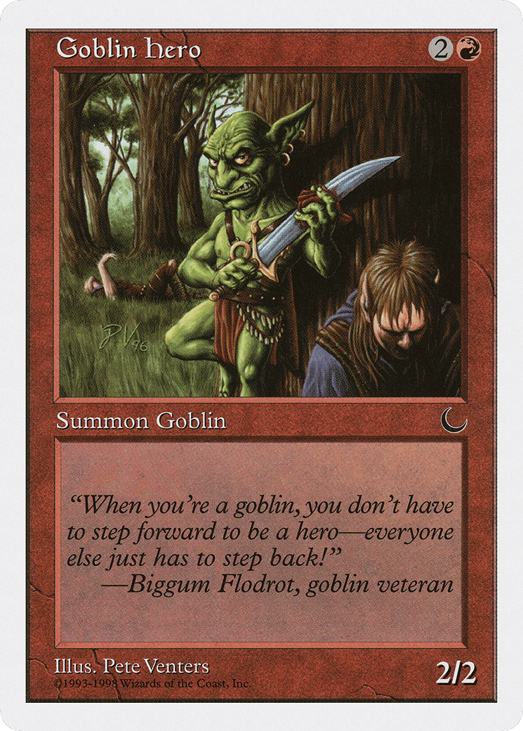 Goblin Hero — Anthologies — Magic: The Gathering
