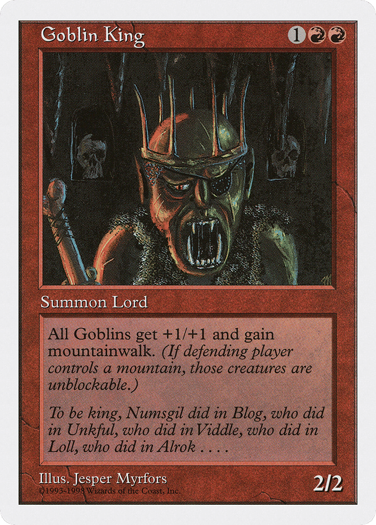 Goblin King — Anthologies — Magic: The Gathering
