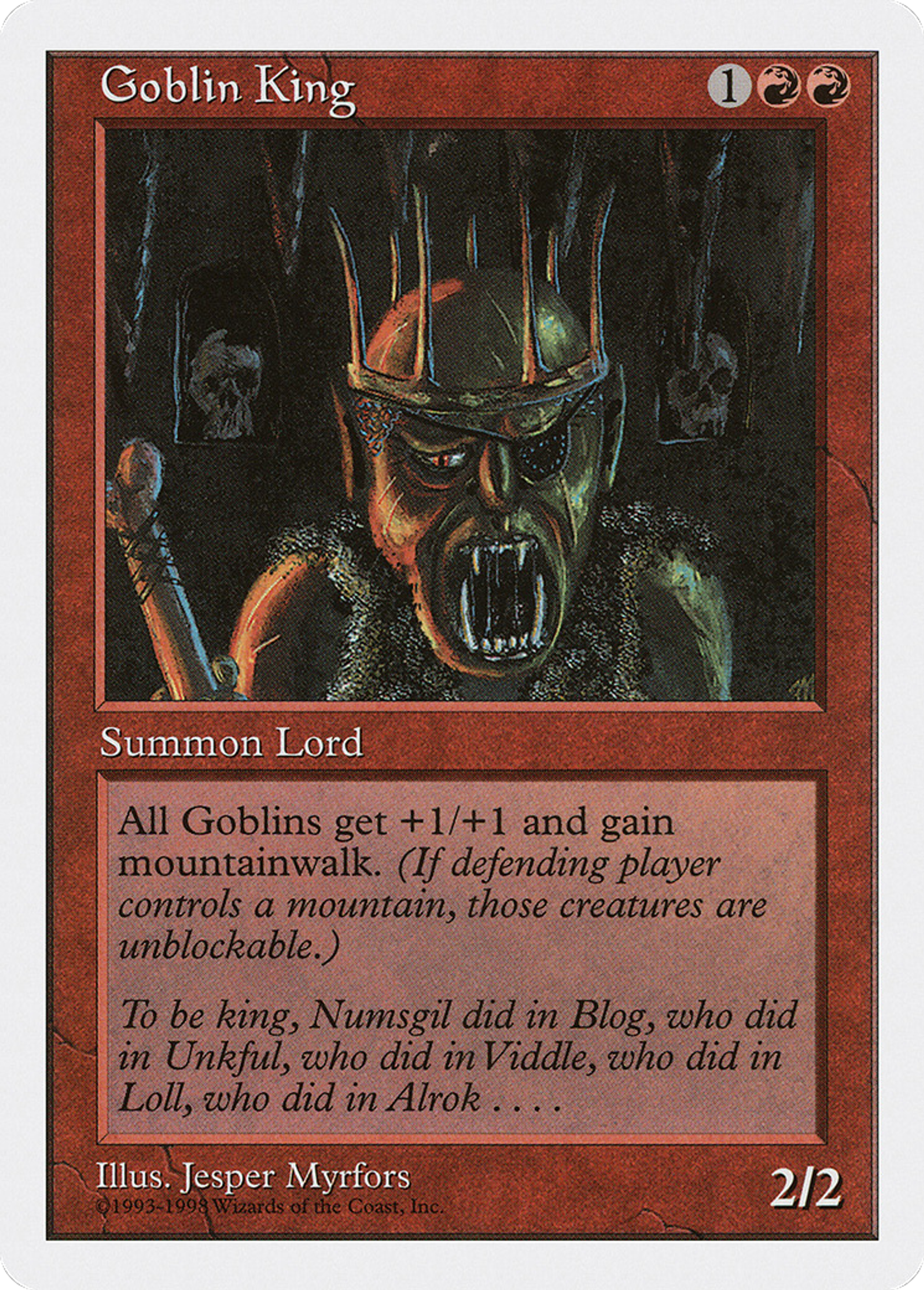 Goblin King — Anthologies — Magic: The Gathering