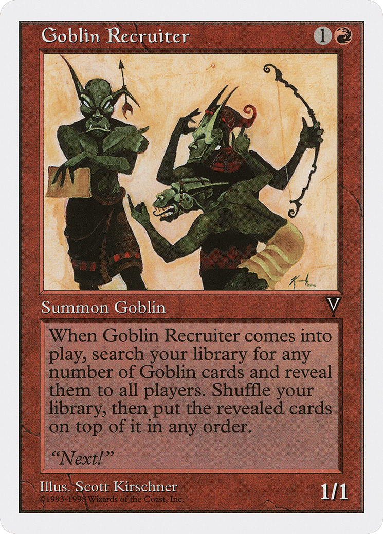 Goblin Recruiter — Anthologies — Magic: The Gathering
