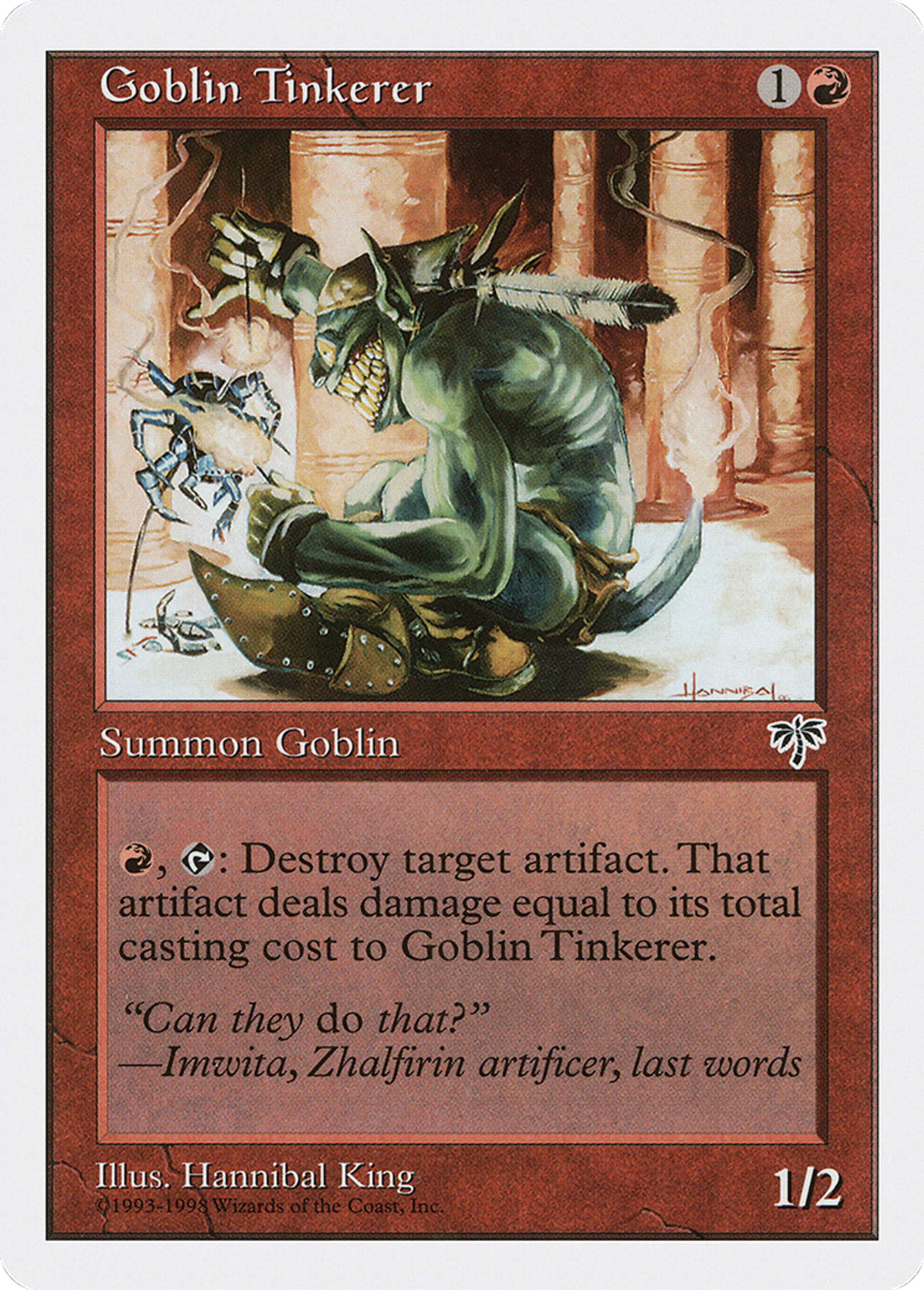 Goblin Tinkerer — Anthologies — Magic: The Gathering