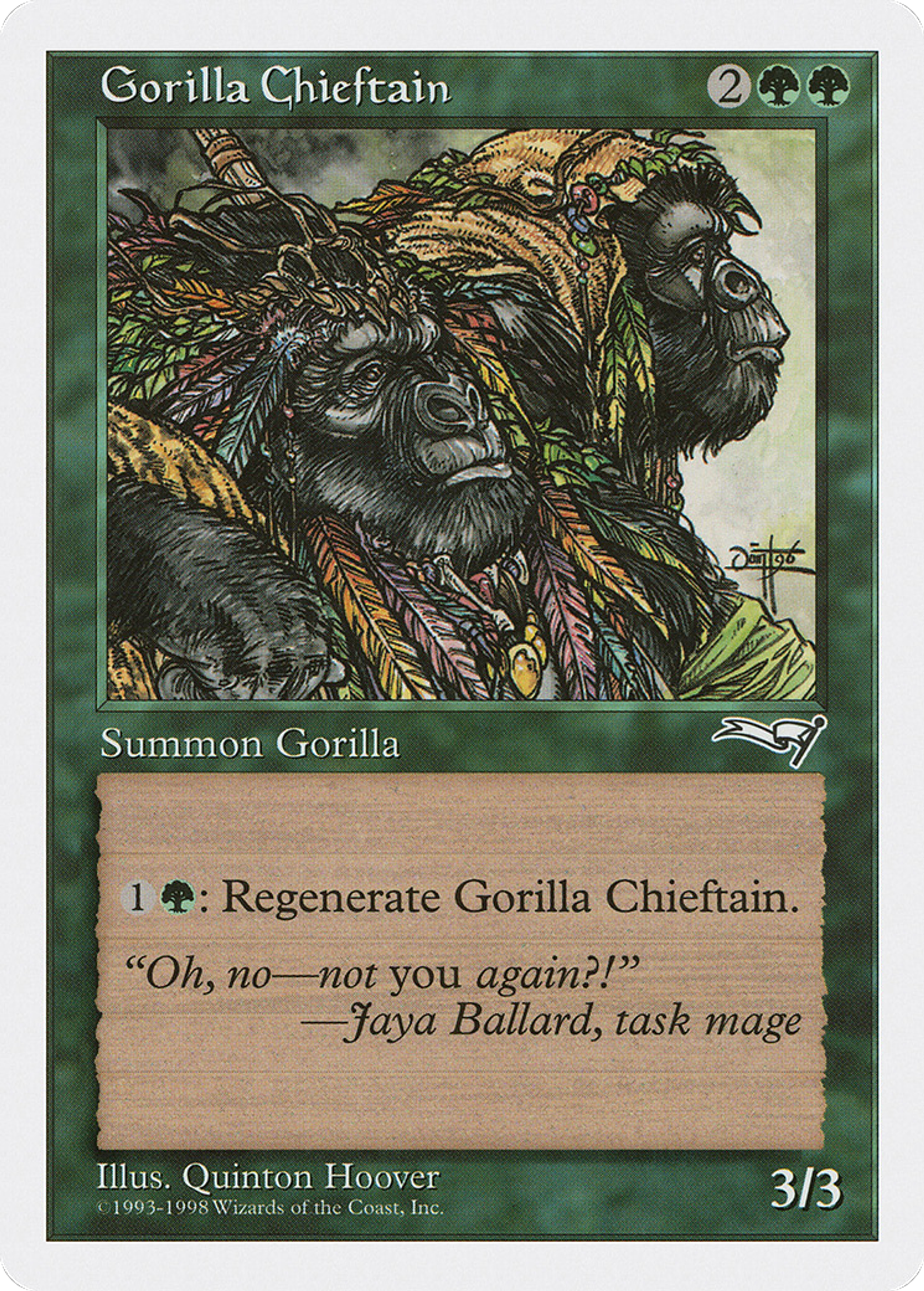 Gorilla Chieftain — Anthologies — Magic: The Gathering