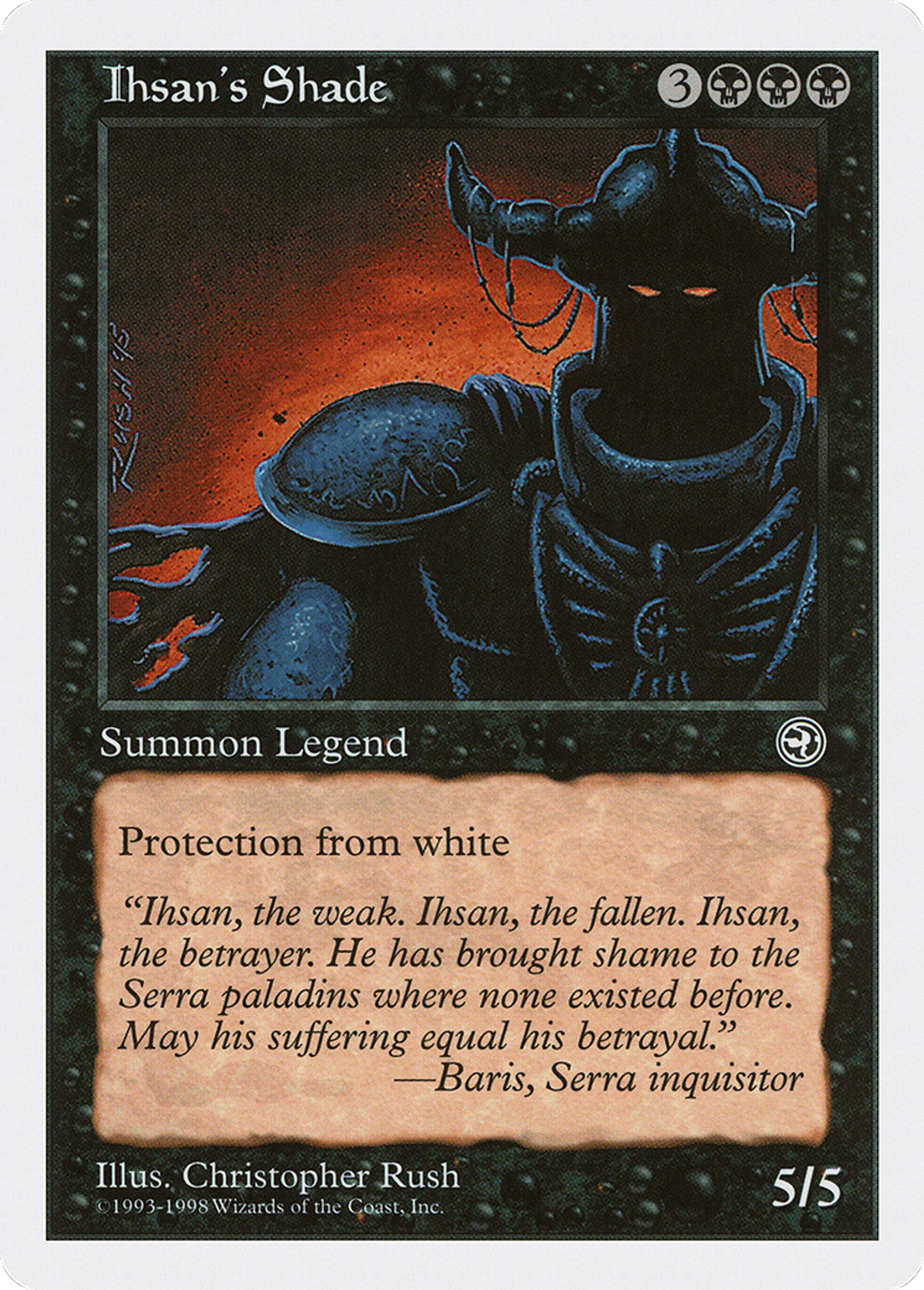 Ihsan's Shade — Anthologies — Magic: The Gathering