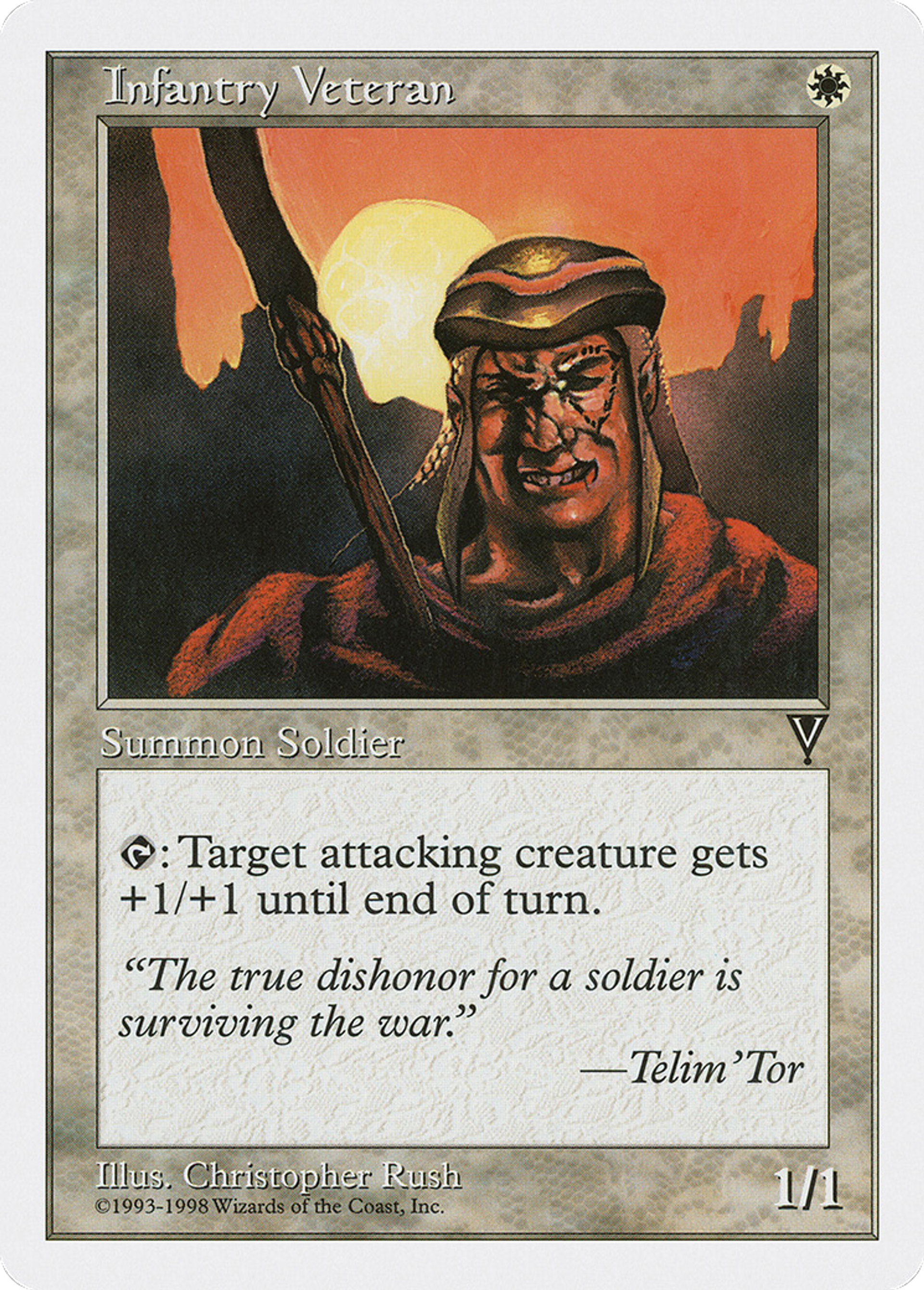 Infantry Veteran — Anthologies — Magic: The Gathering