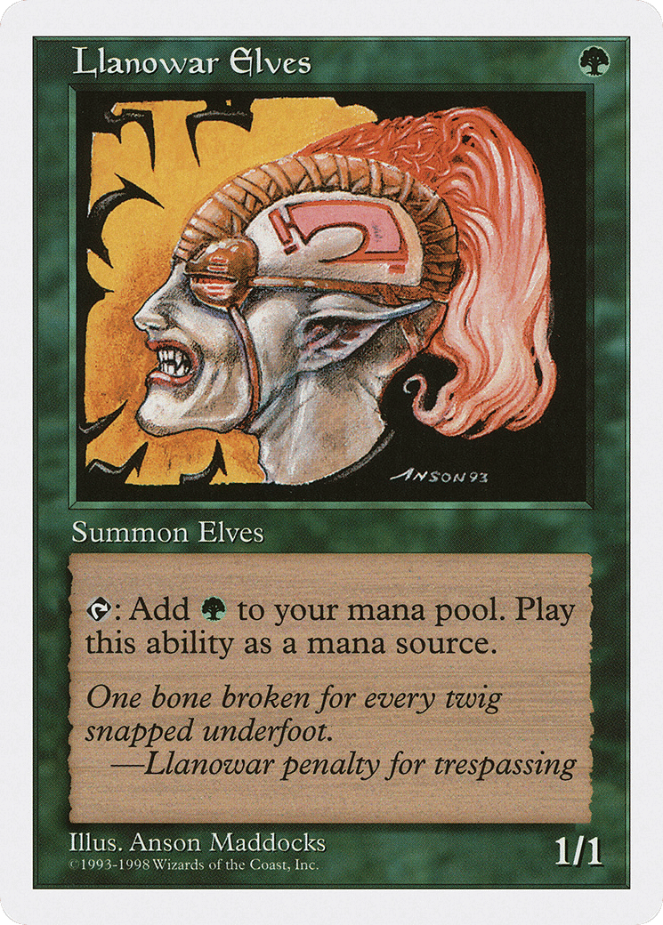 Llanowar Elves — Anthologies — Magic: The Gathering