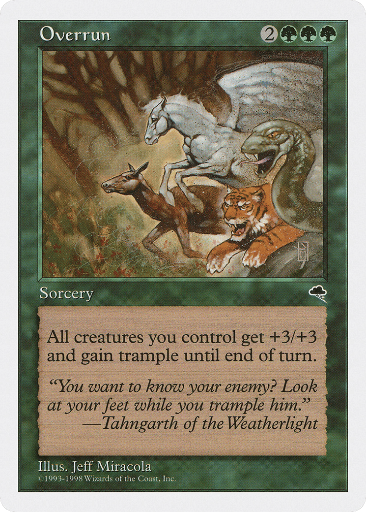 Overrun — Anthologies — Magic: The Gathering