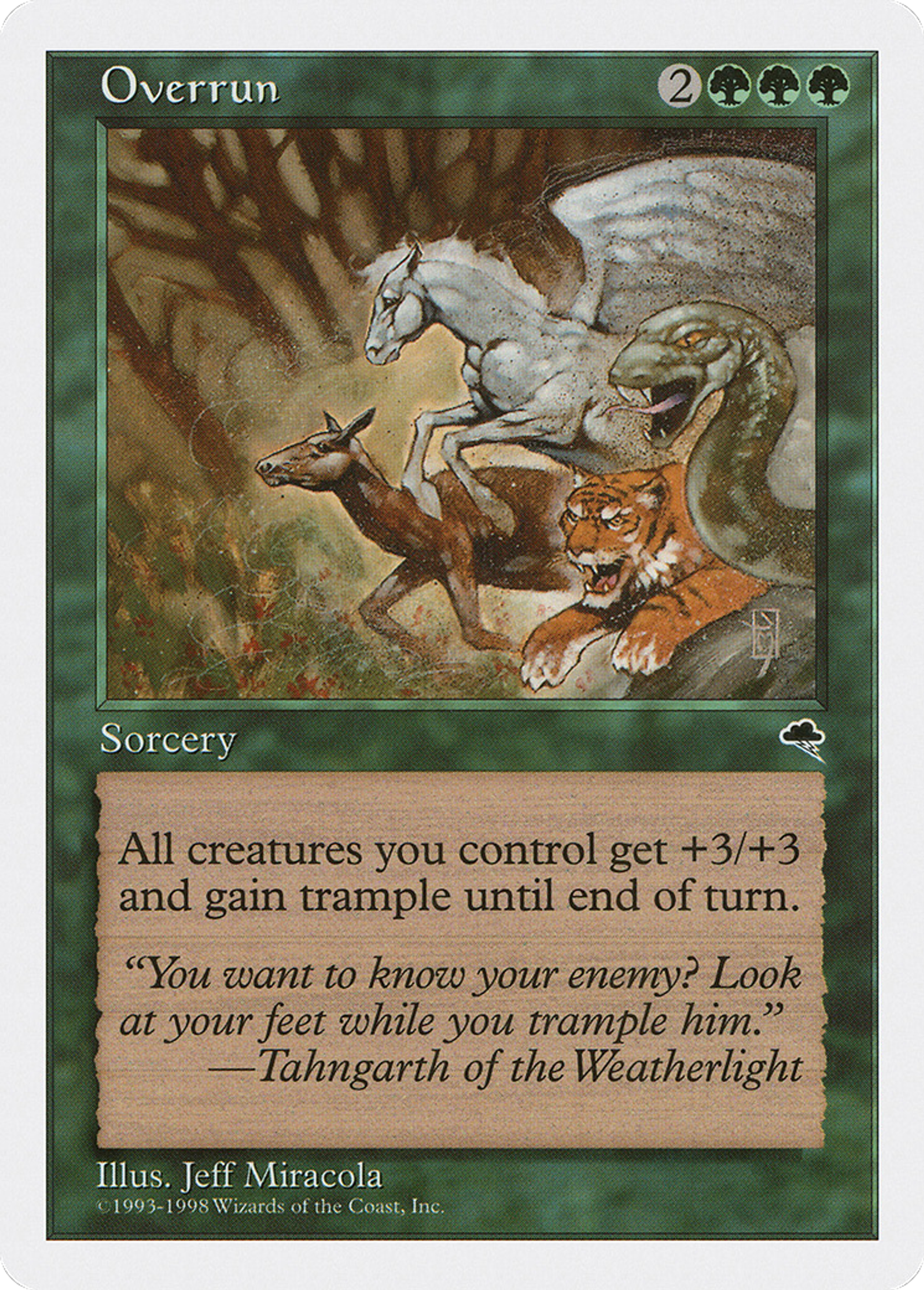 Overrun — Anthologies — Magic: The Gathering