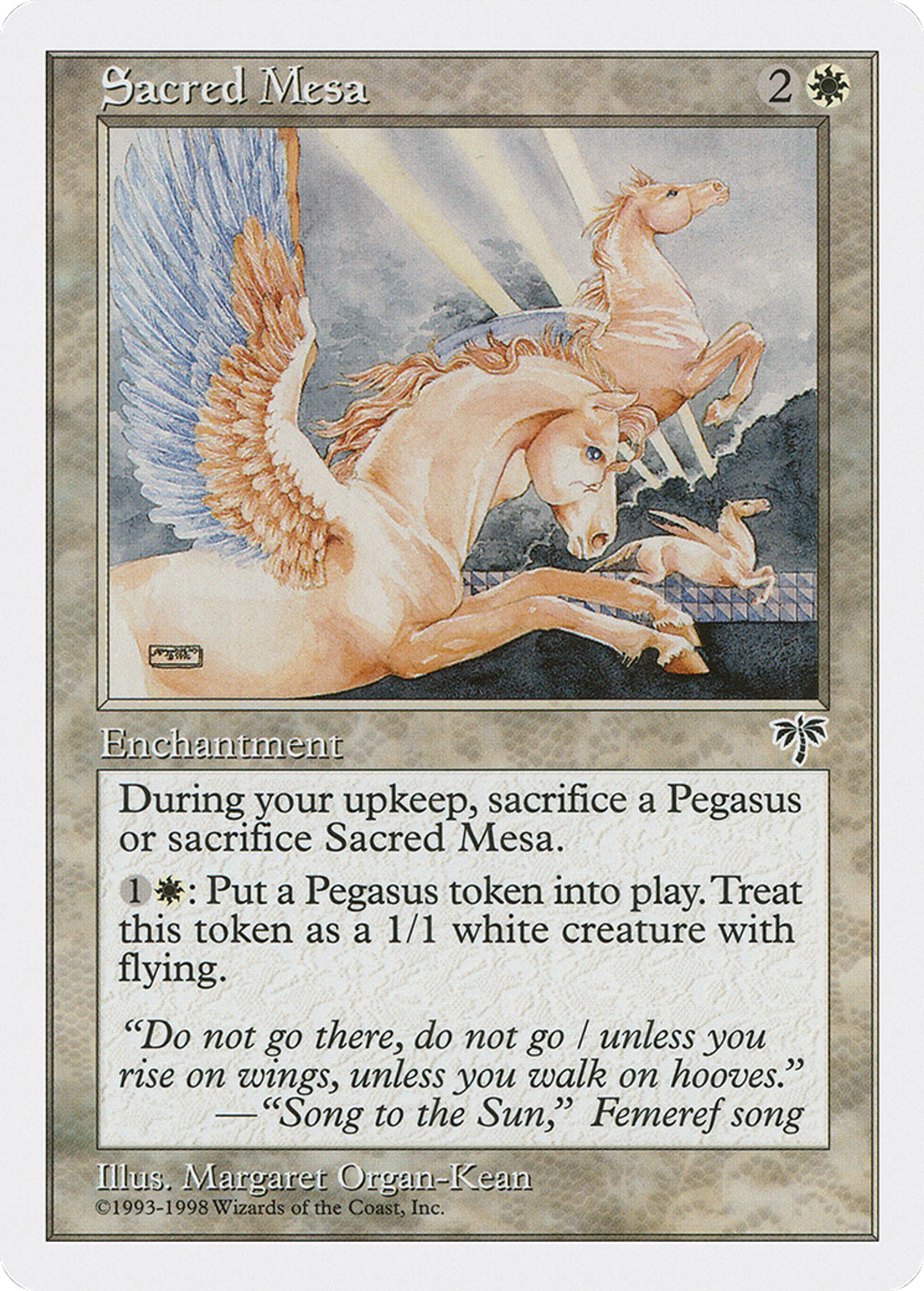 Sacred Mesa — Anthologies — Magic: The Gathering