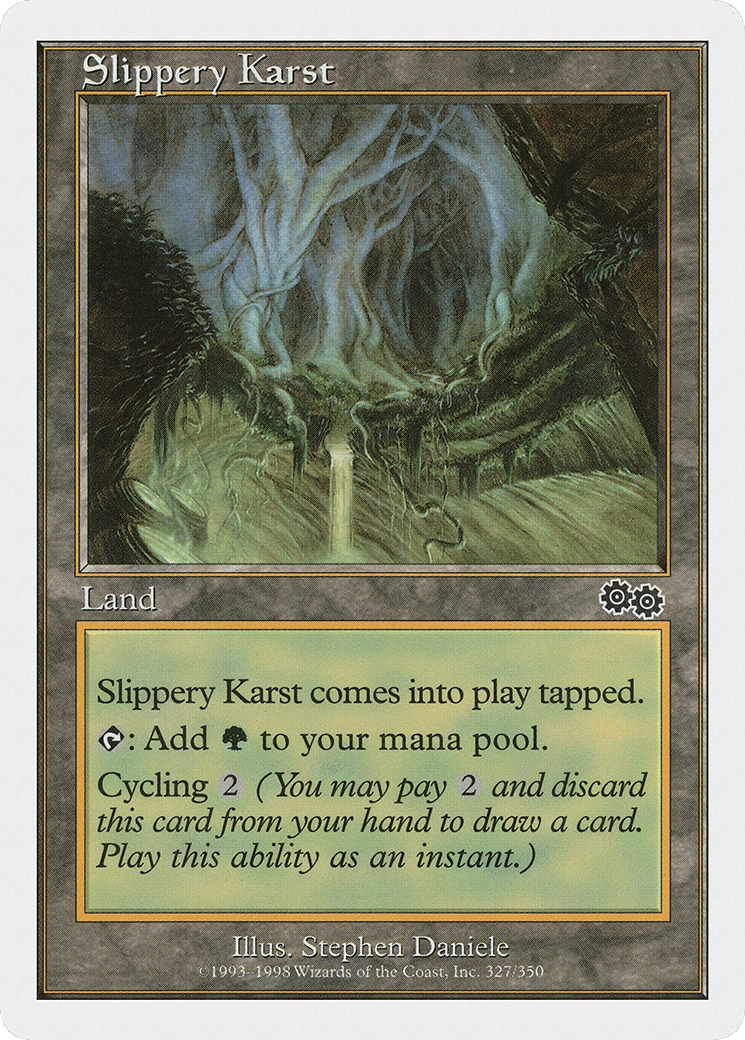 Slippery Karst — Anthologies — Magic: The Gathering