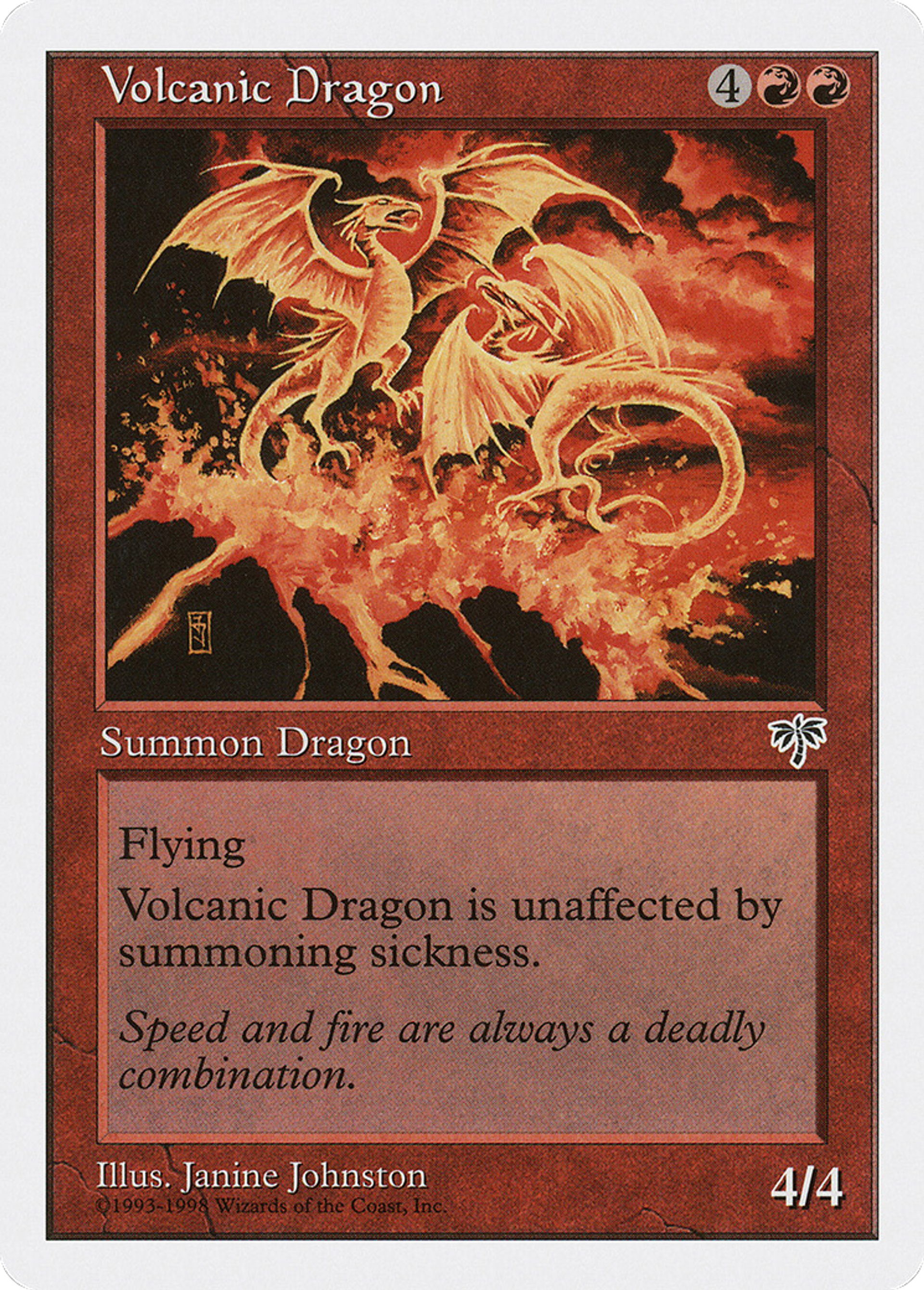 Volcanic Dragon — Anthologies — Magic: The Gathering