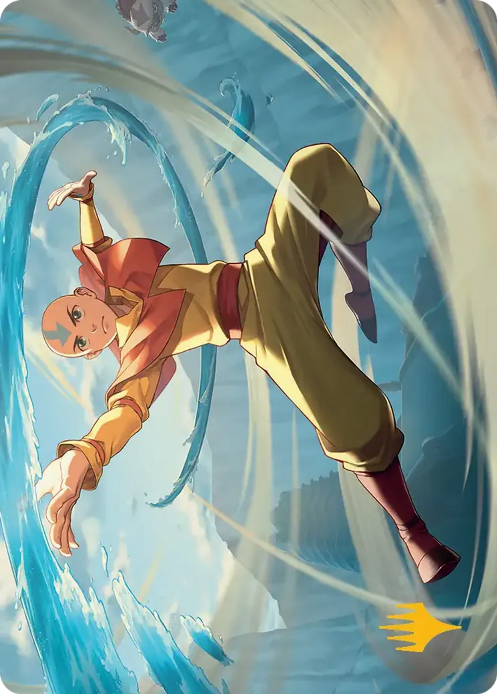 Aang, Swift Savior — Avatar: the Last Airbender Art Series — Magic: The Gathering
