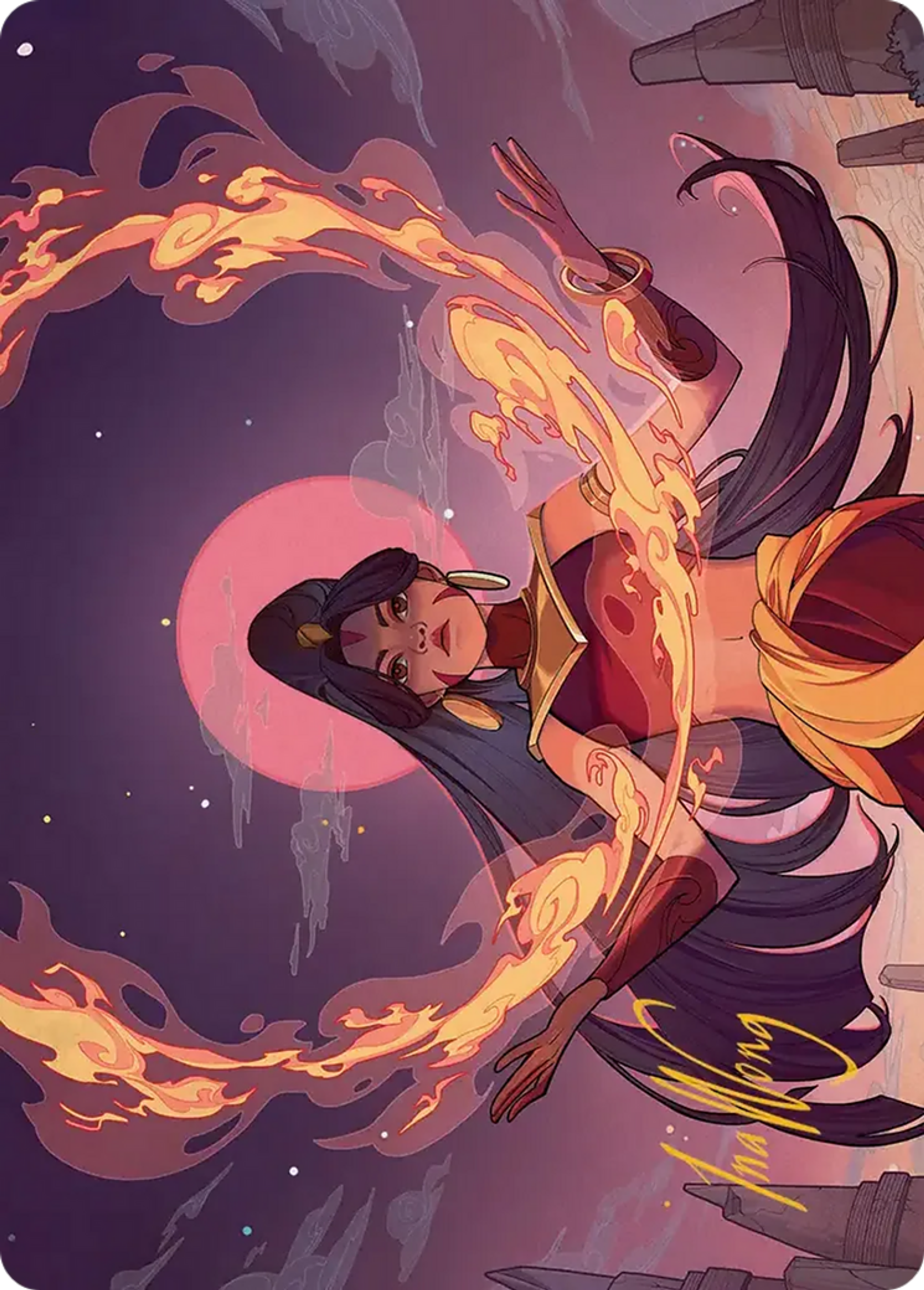 Firebending Student — Avatar: the Last Airbender Art Series — Magic: The Gathering