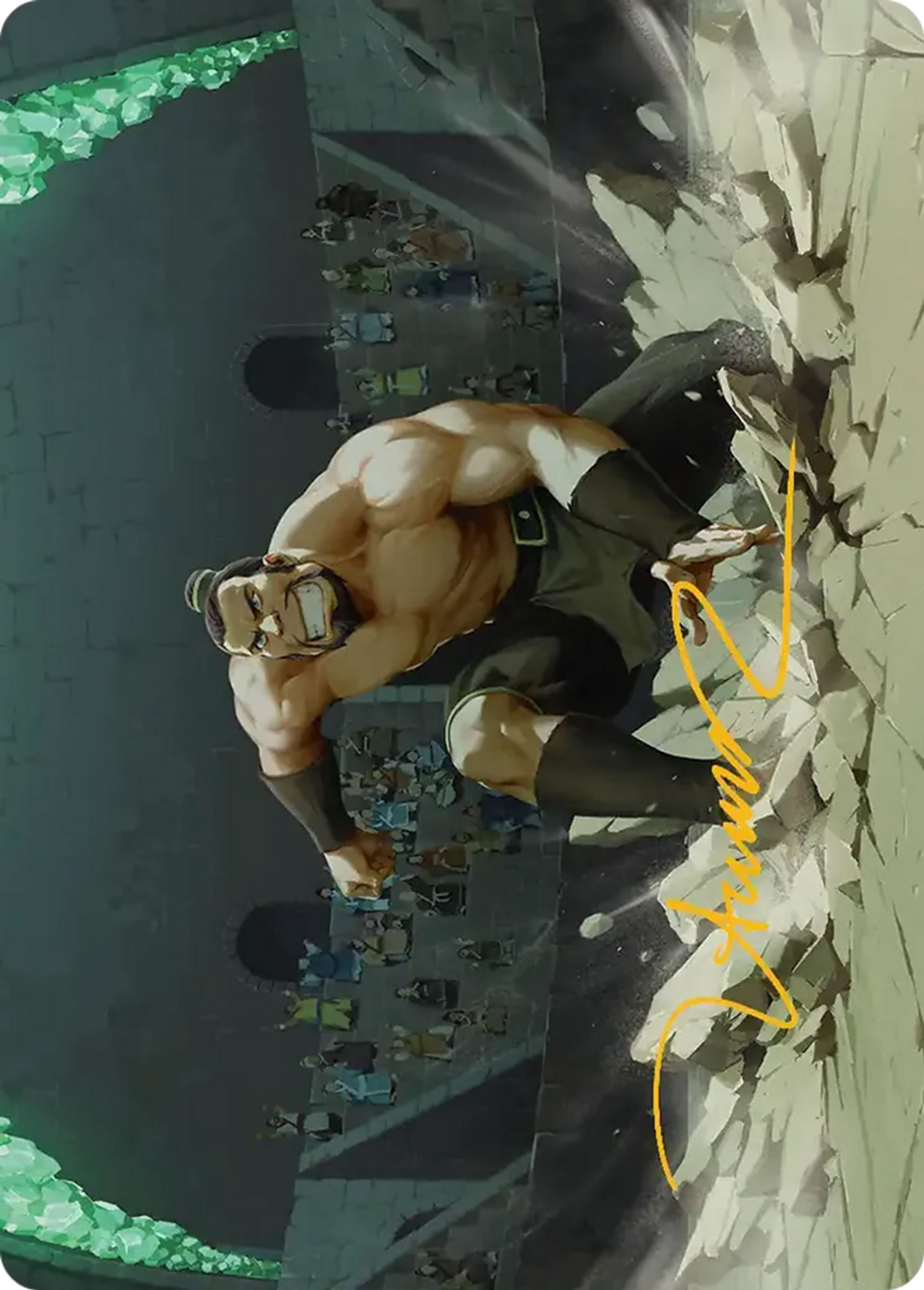 The Boulder, Ready to Rumble — Avatar: the Last Airbender Art Series — Magic: The Gathering