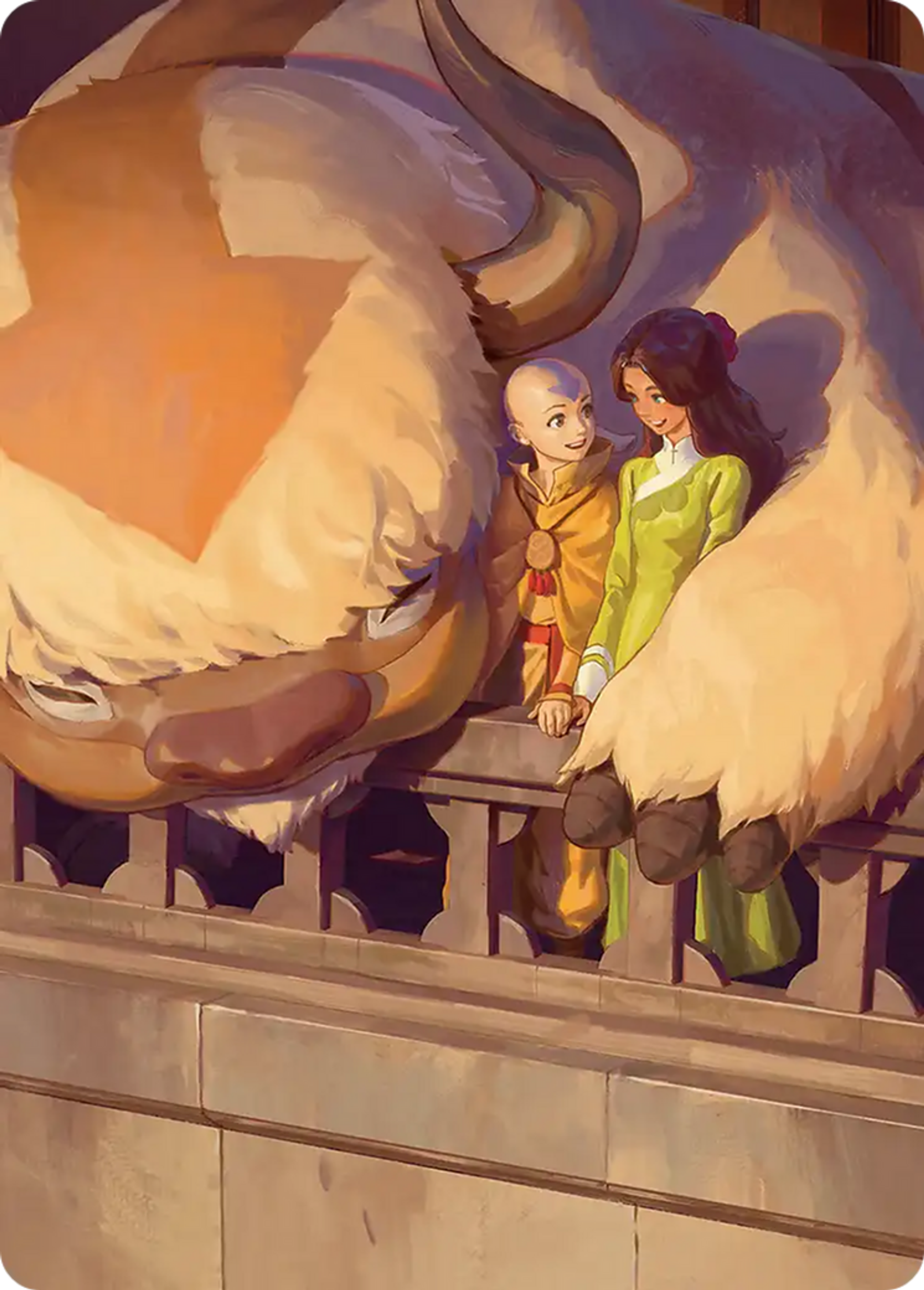 Aang and Katara — Avatar: the Last Airbender Eternal Art Series — Magic: The Gathering