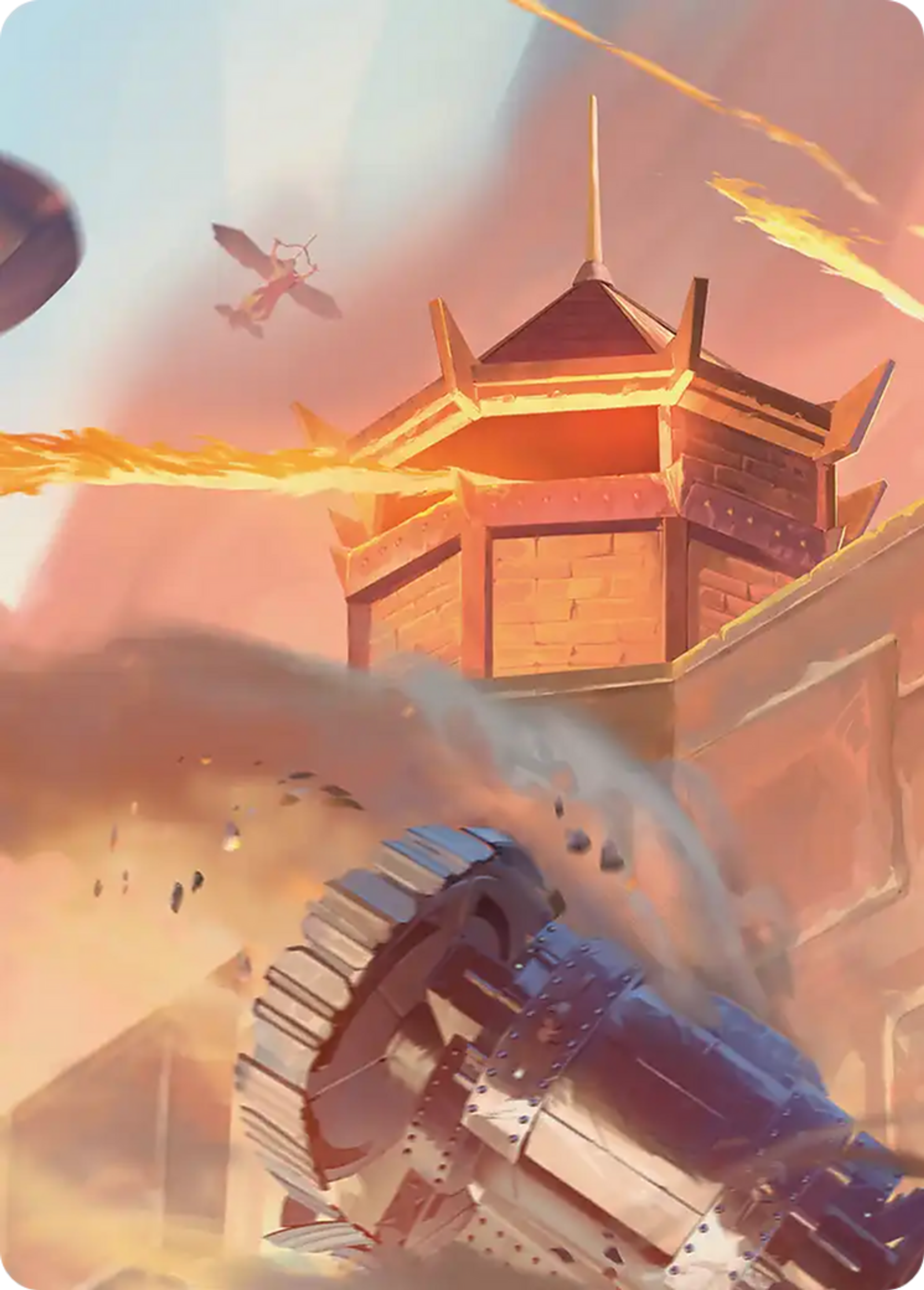 Fire Nation Turret — Avatar: the Last Airbender Eternal Art Series — Magic: The Gathering