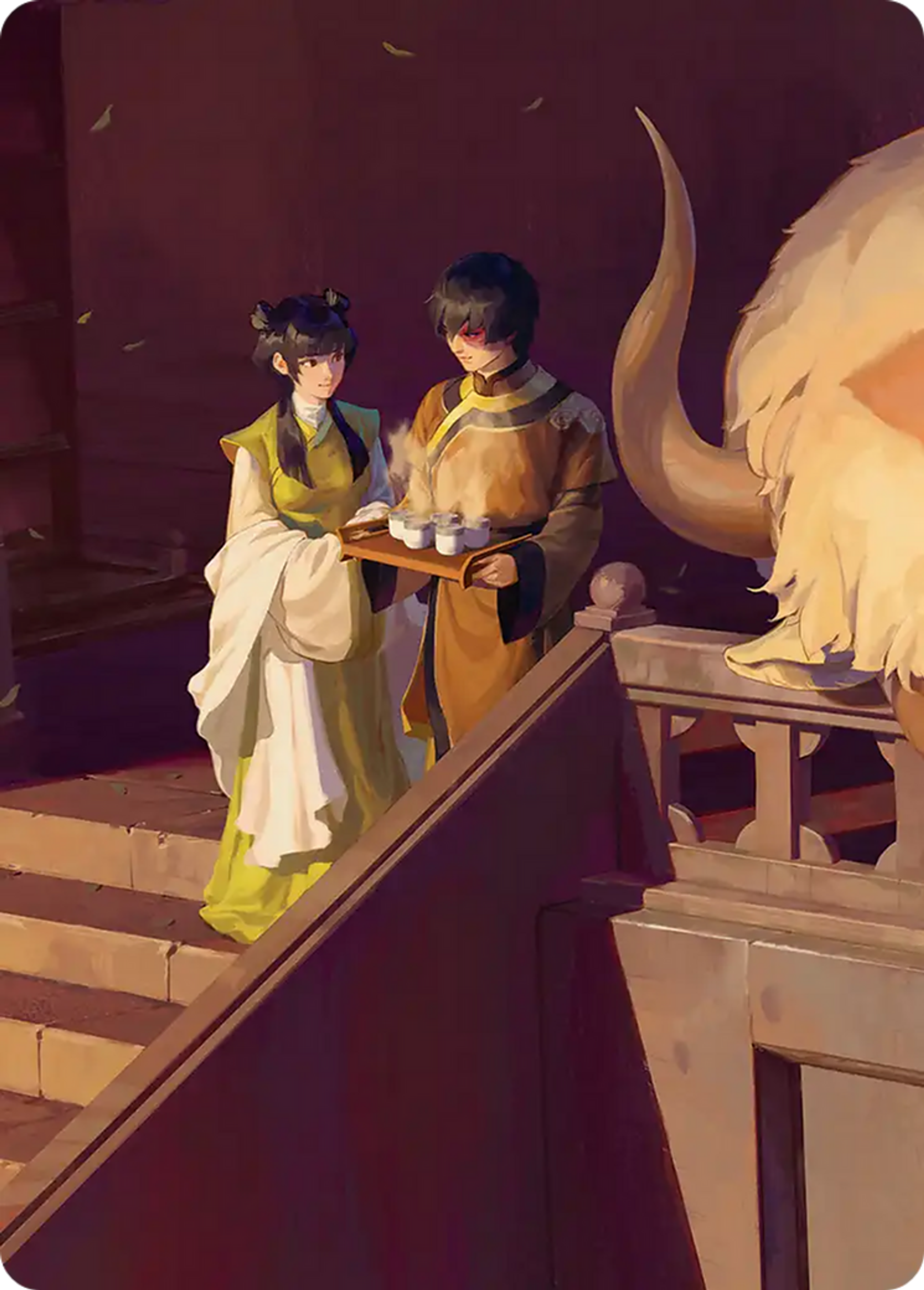 Mai and Zuko — Avatar: the Last Airbender Eternal Art Series — Magic: The Gathering