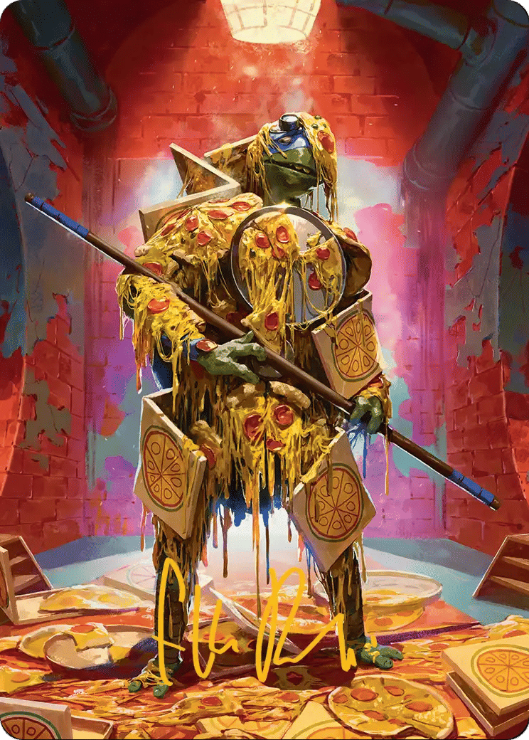 Commander's Plate — Teenage Mutant Ninja Turtles Art Series — Magic: The Gathering
