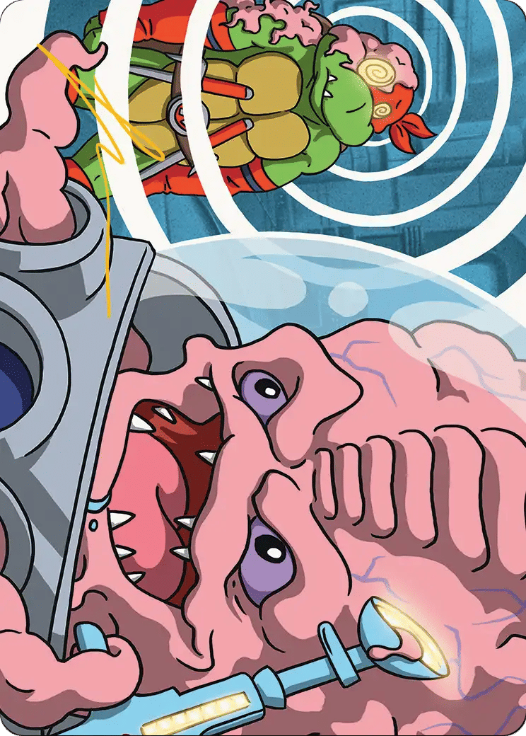 Krang, Master Mind — Teenage Mutant Ninja Turtles Art Series — Magic: The Gathering