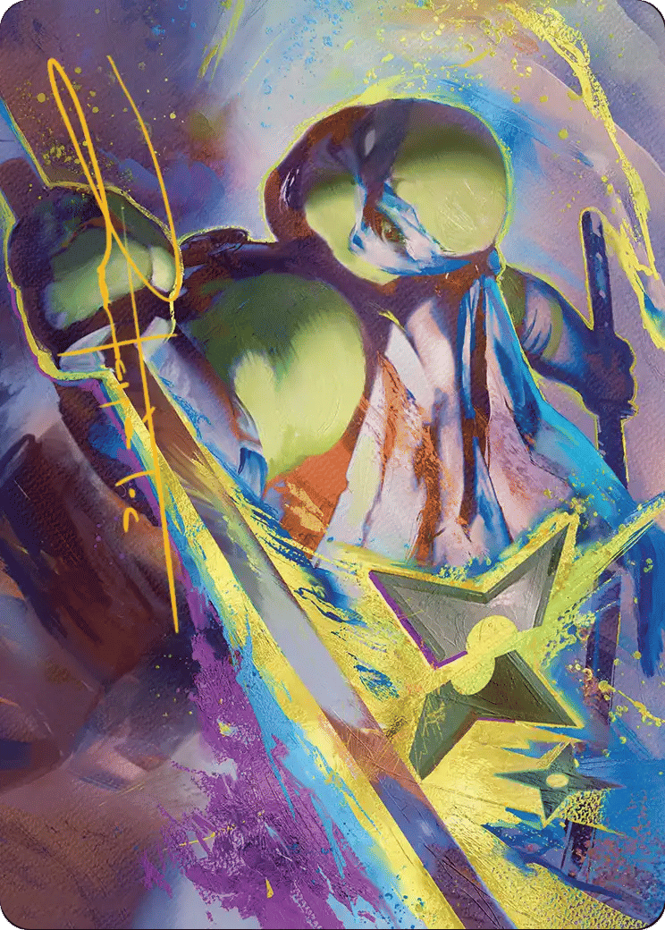 Leonardo's Technique — Teenage Mutant Ninja Turtles Art Series — Magic: The Gathering