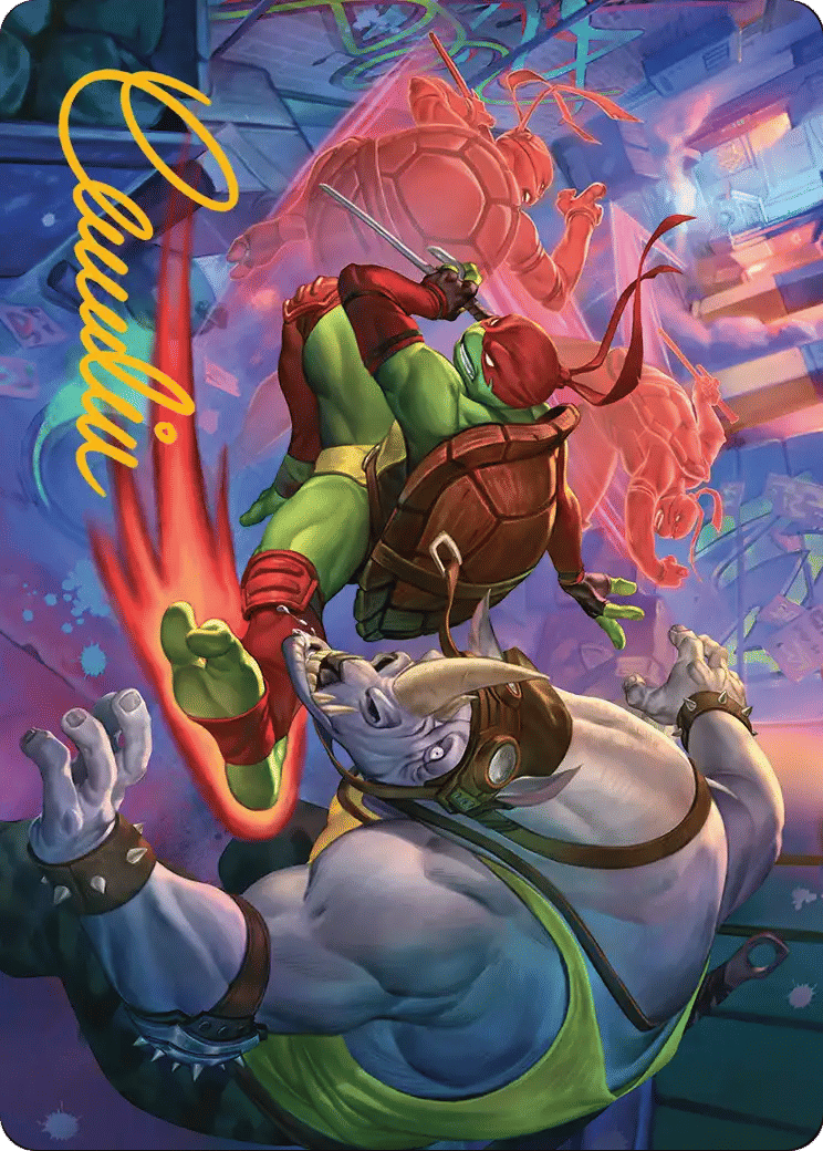Super Combo — Teenage Mutant Ninja Turtles Art Series — Magic: The Gathering