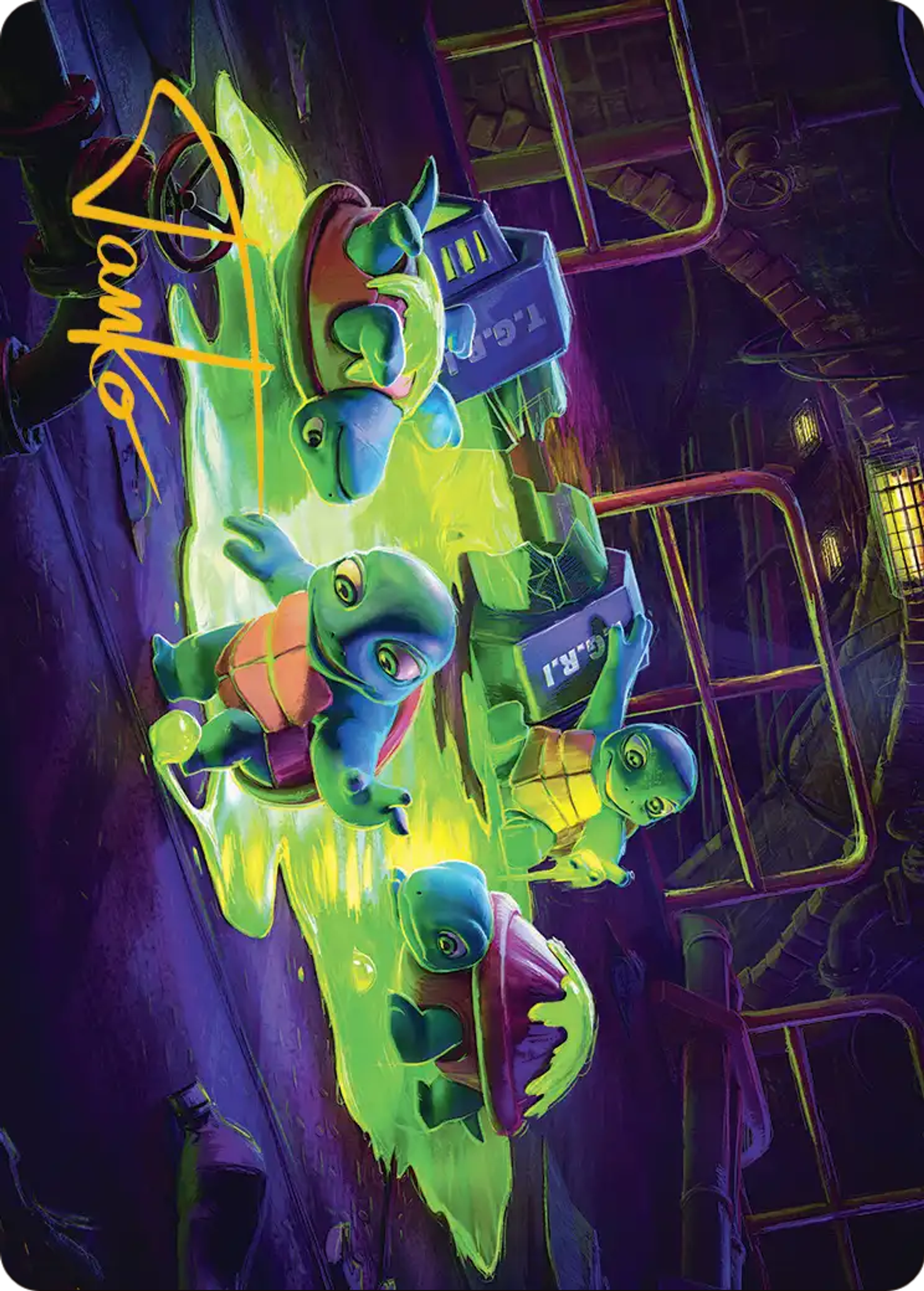 The Ooze — Teenage Mutant Ninja Turtles Art Series — Magic: The Gathering