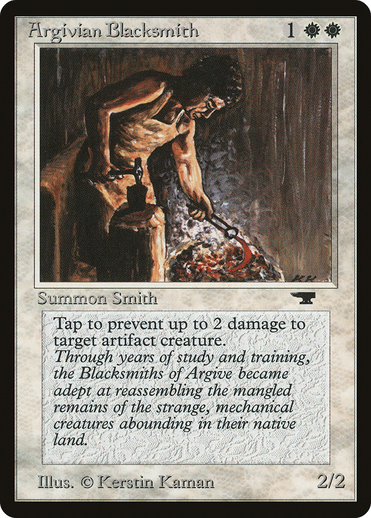 Argivian Blacksmith — Antiquities — Magic: The Gathering