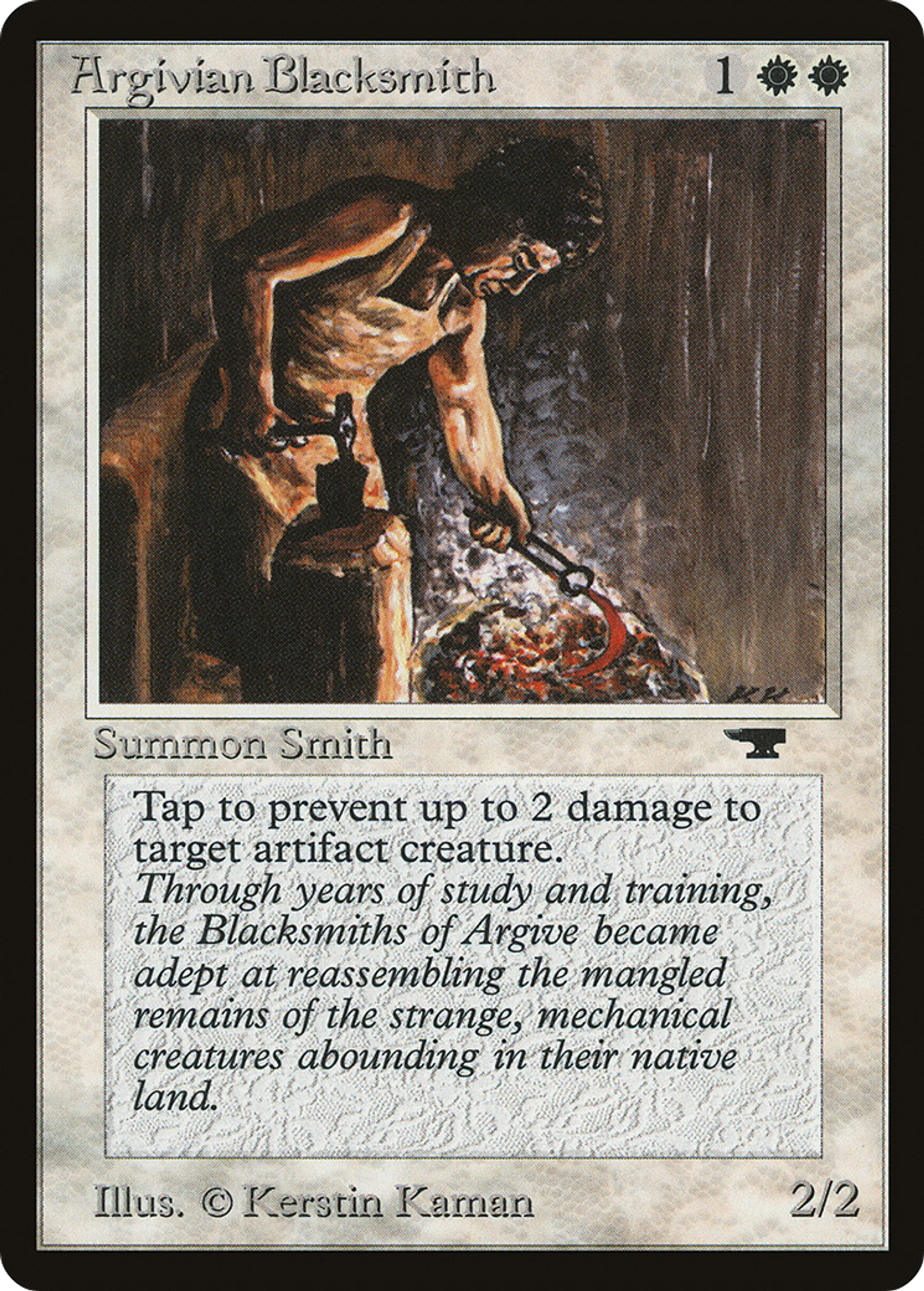 Argivian Blacksmith — Antiquities — Magic: The Gathering