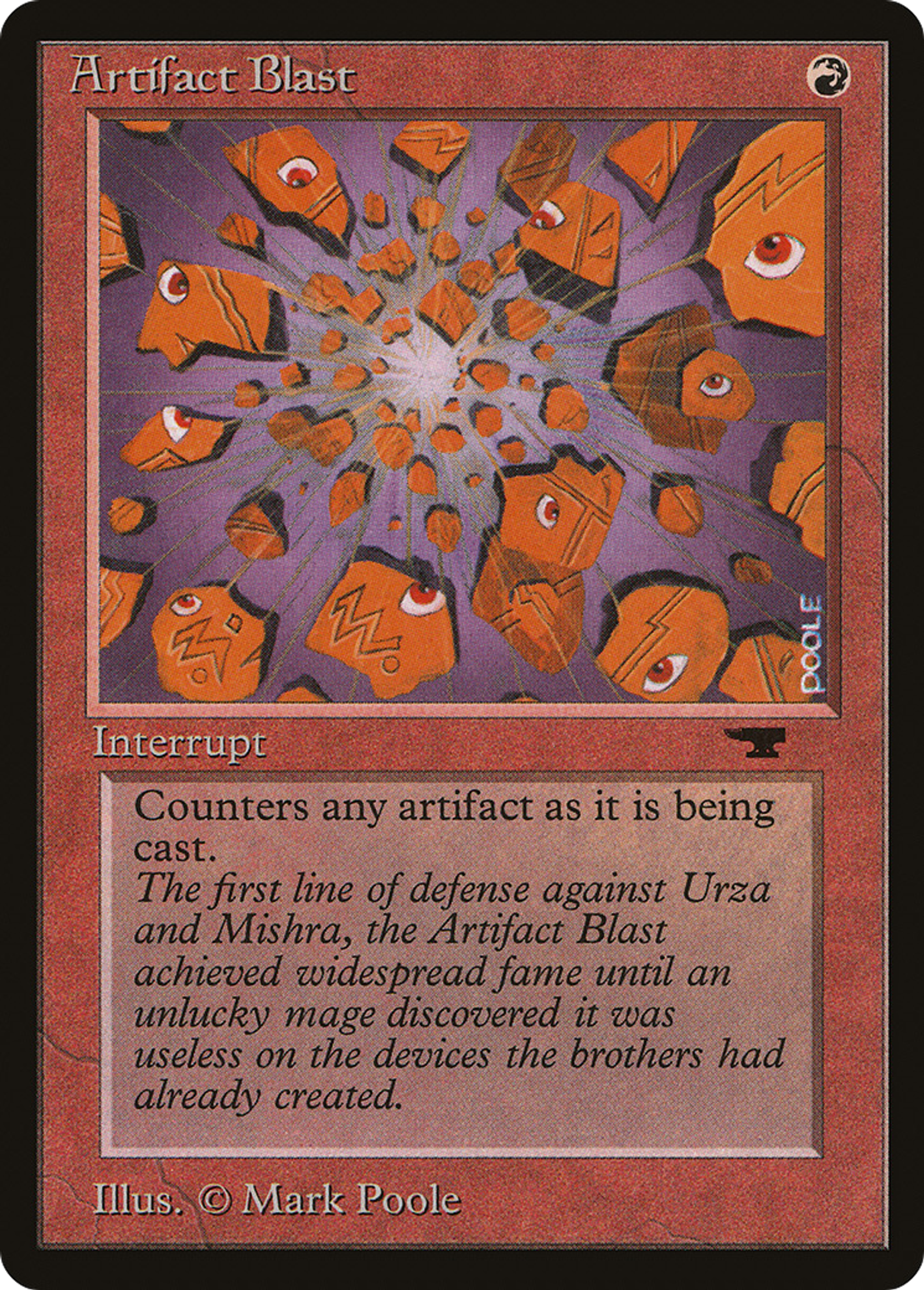 Artifact Blast — Antiquities — Magic: The Gathering