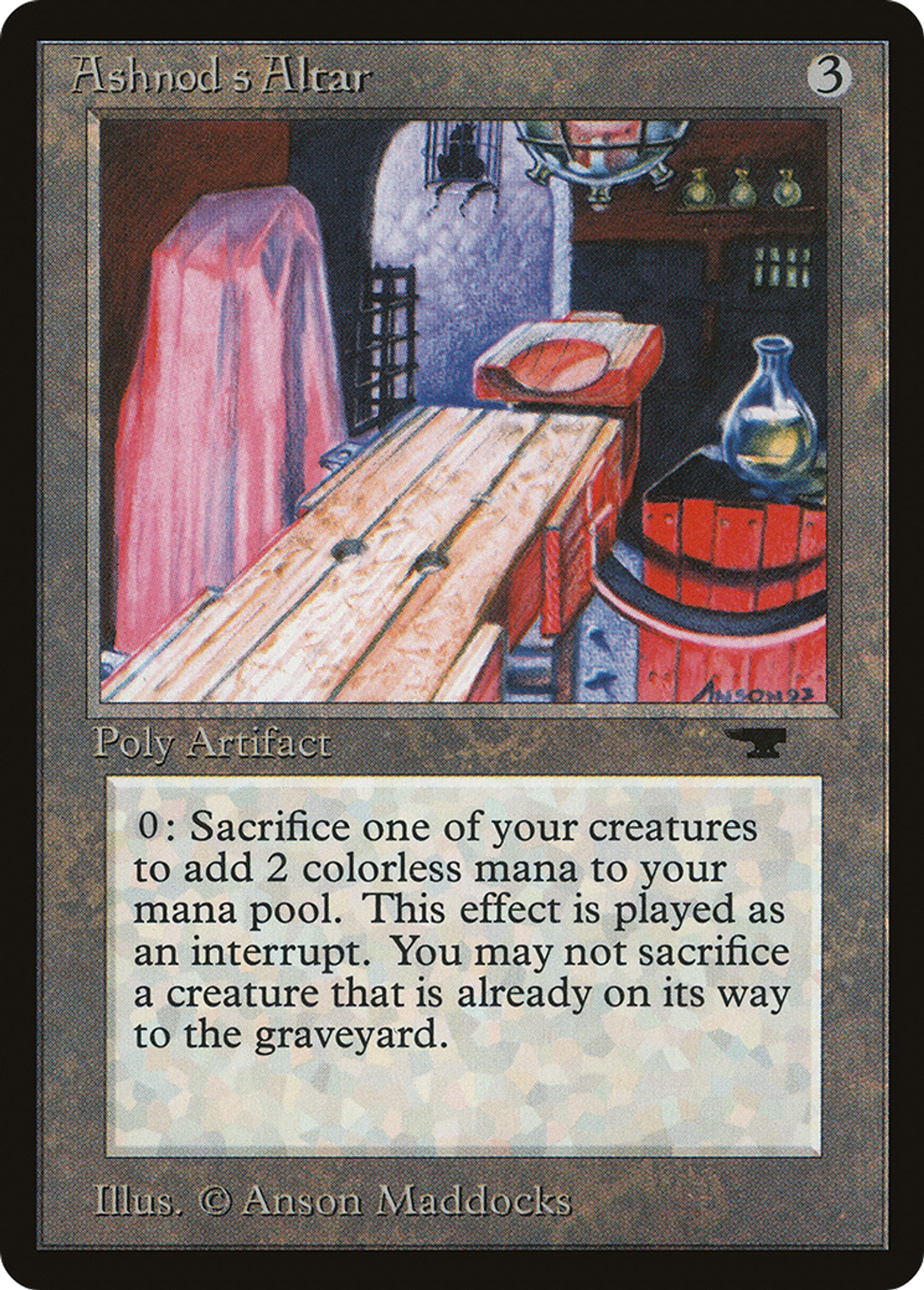 Ashnod's Altar — Antiquities — Magic: The Gathering