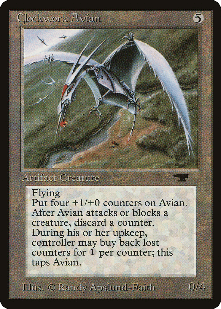 Oiseau mécanique — Antiquities — Magic: The Gathering