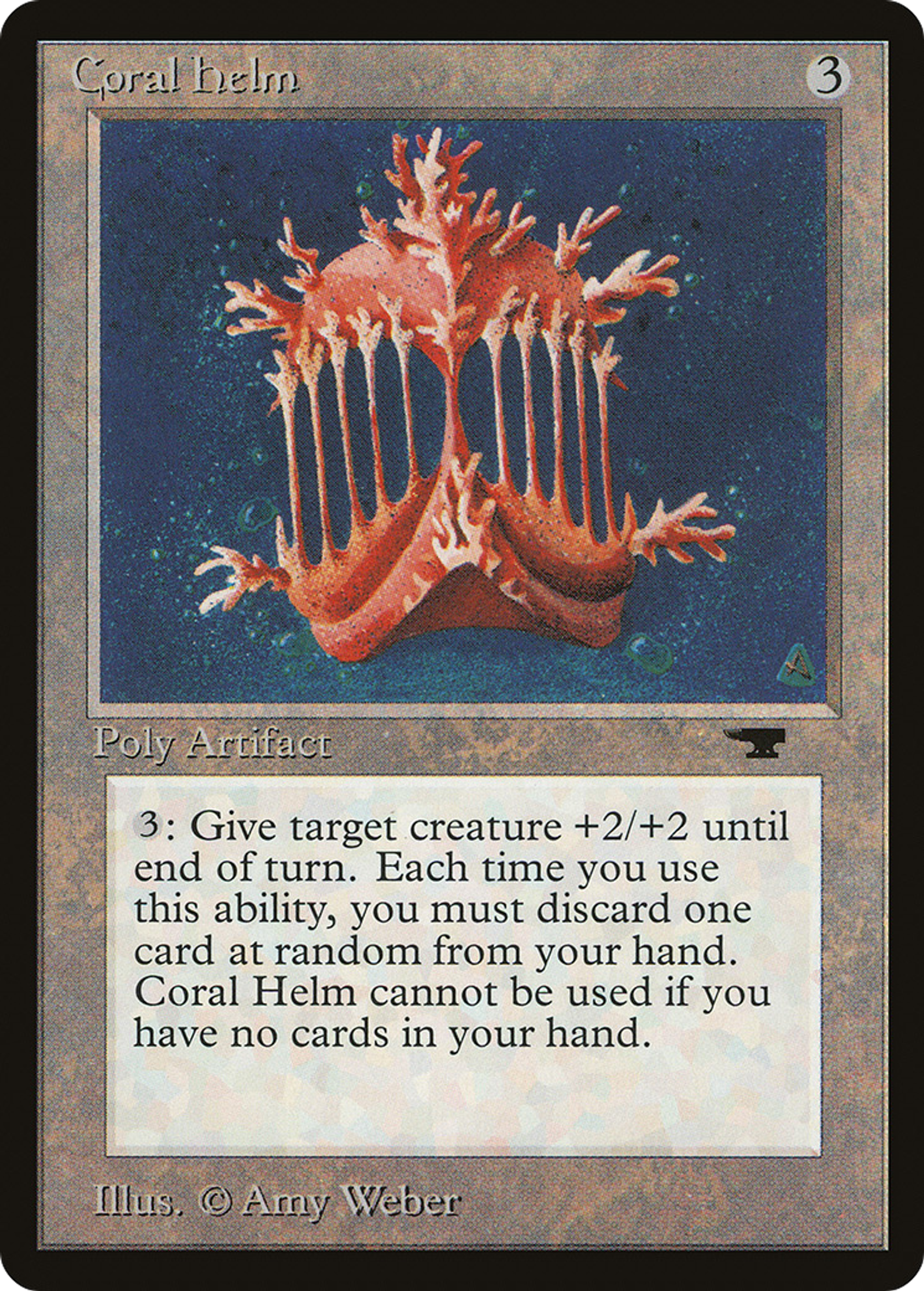 Coral Helm — Antiquities — Magic: The Gathering
