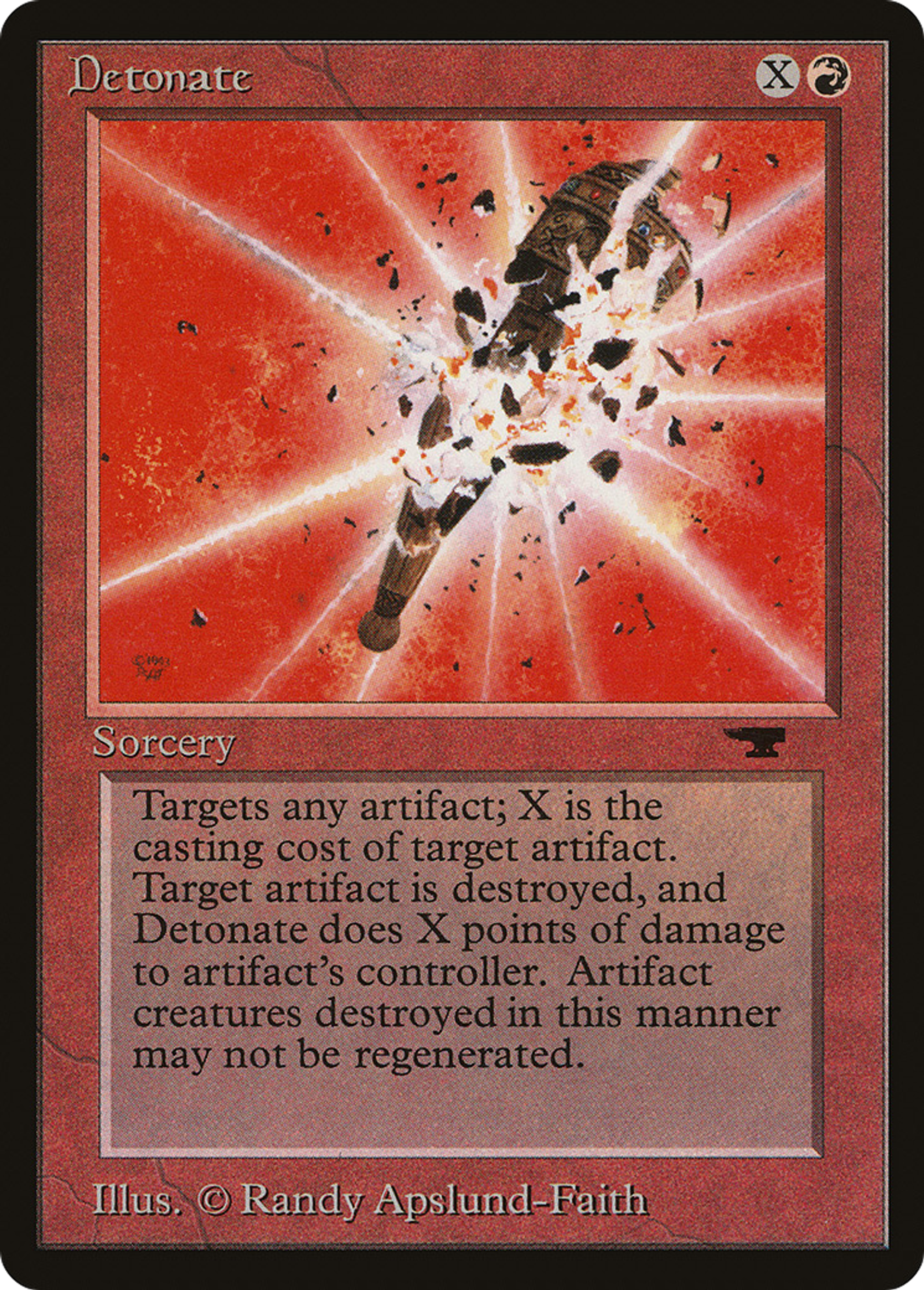 Detonate — Antiquities — Magic: The Gathering