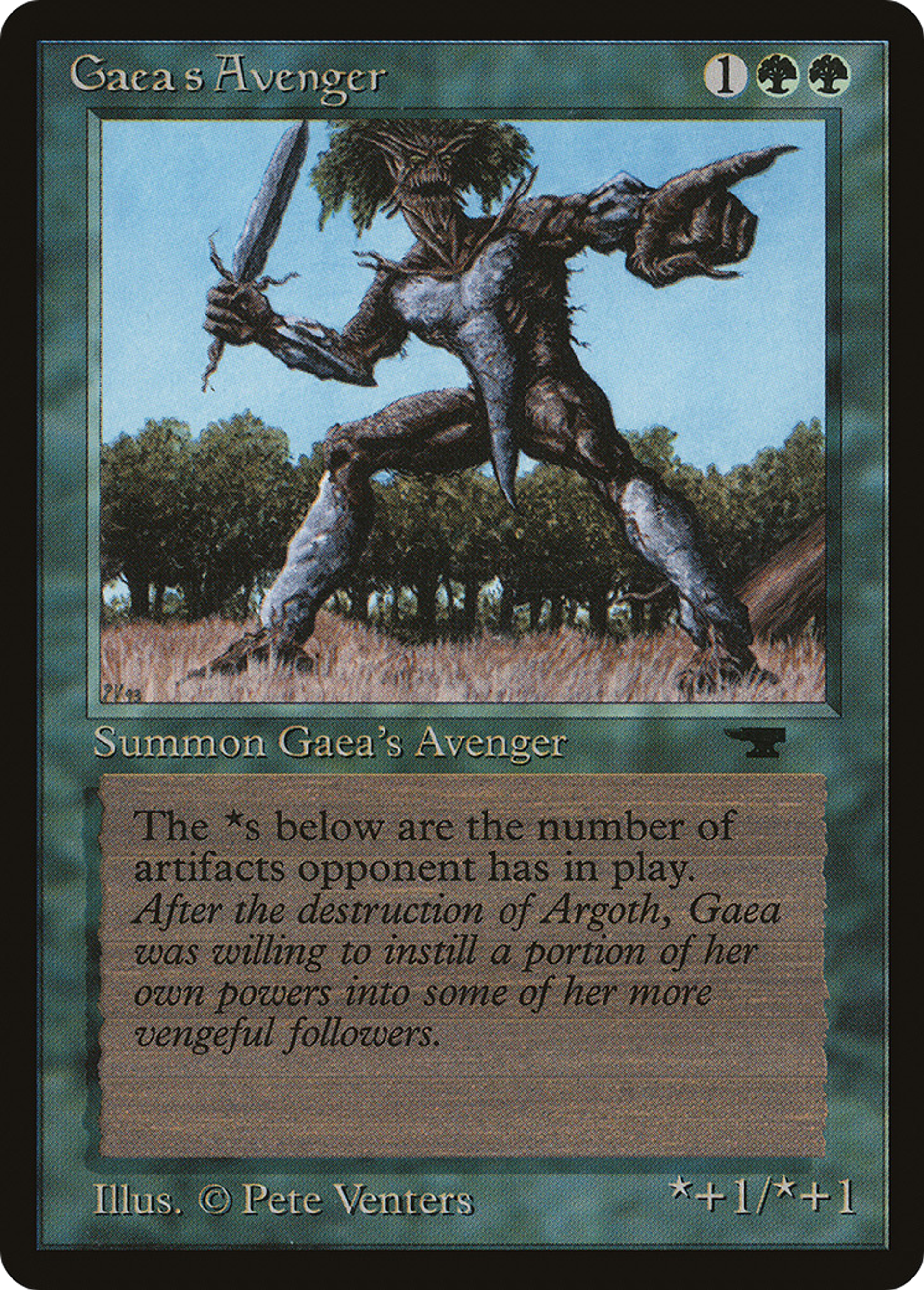 Gaea's Avenger — Antiquities — Magic: The Gathering