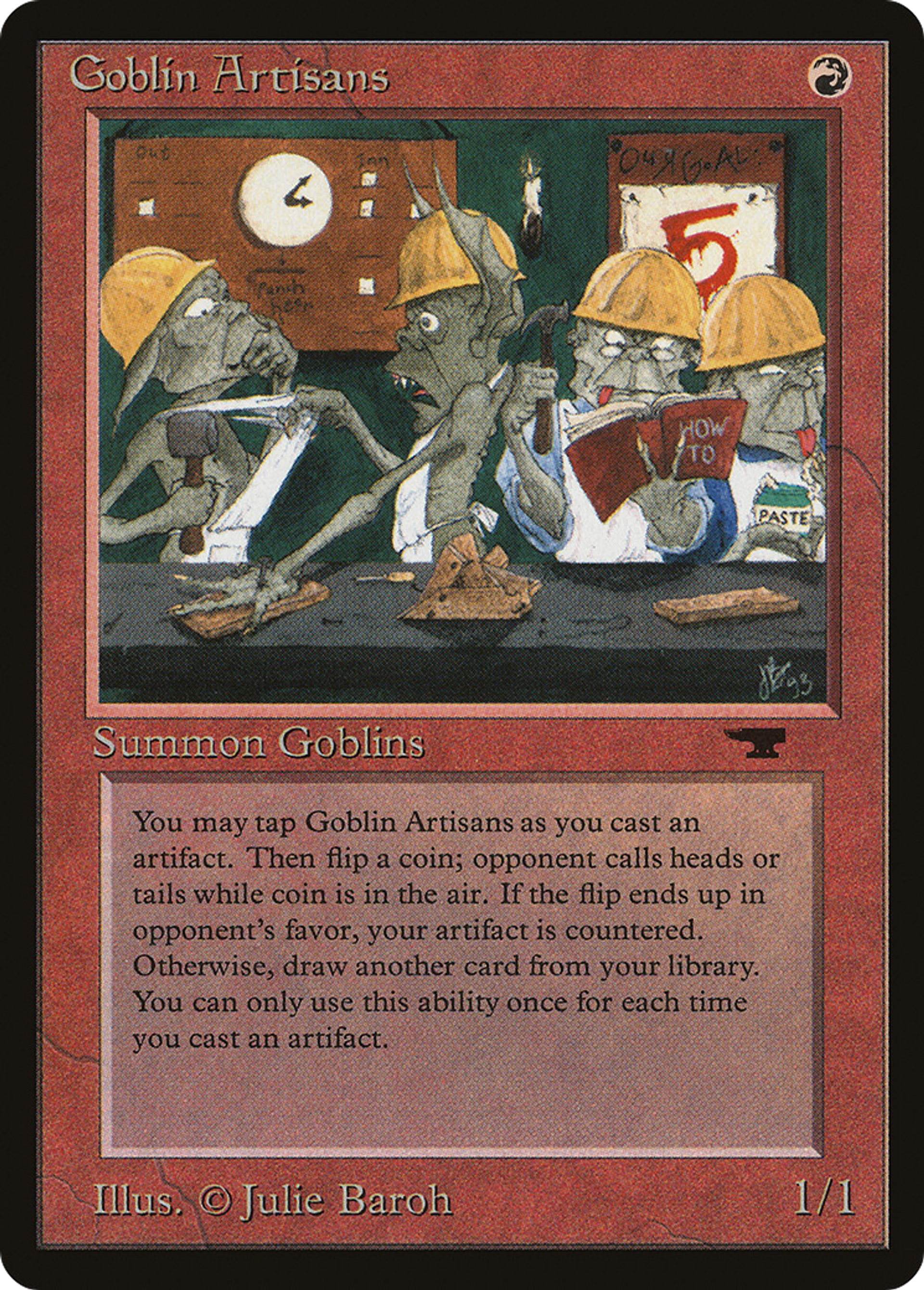 Goblin Artisans — Antiquities — Magic: The Gathering