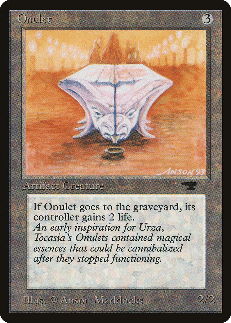 Onulet — Antiquities — Magic: The Gathering