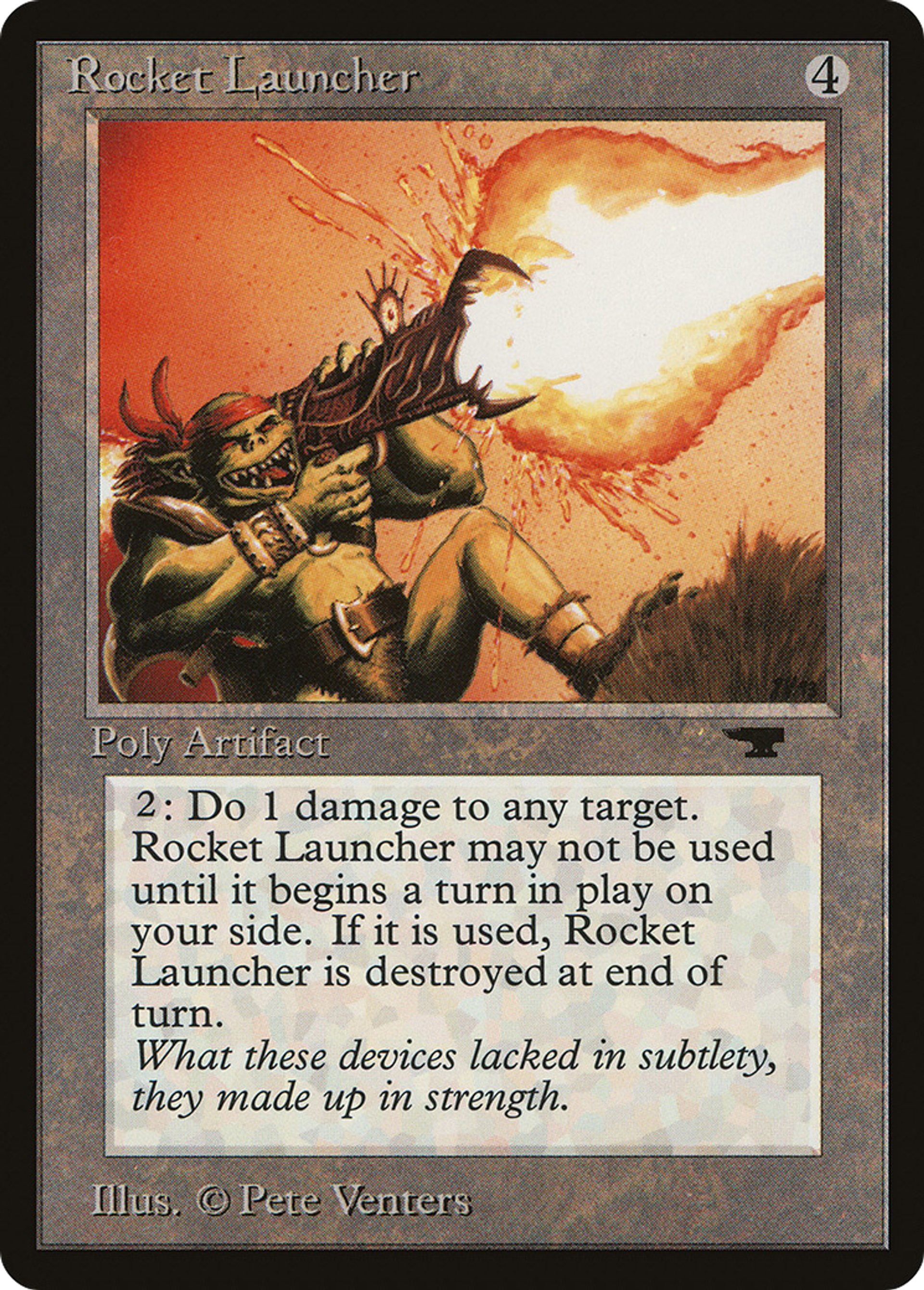 Rocket Launcher — Antiquities — Magic: The Gathering