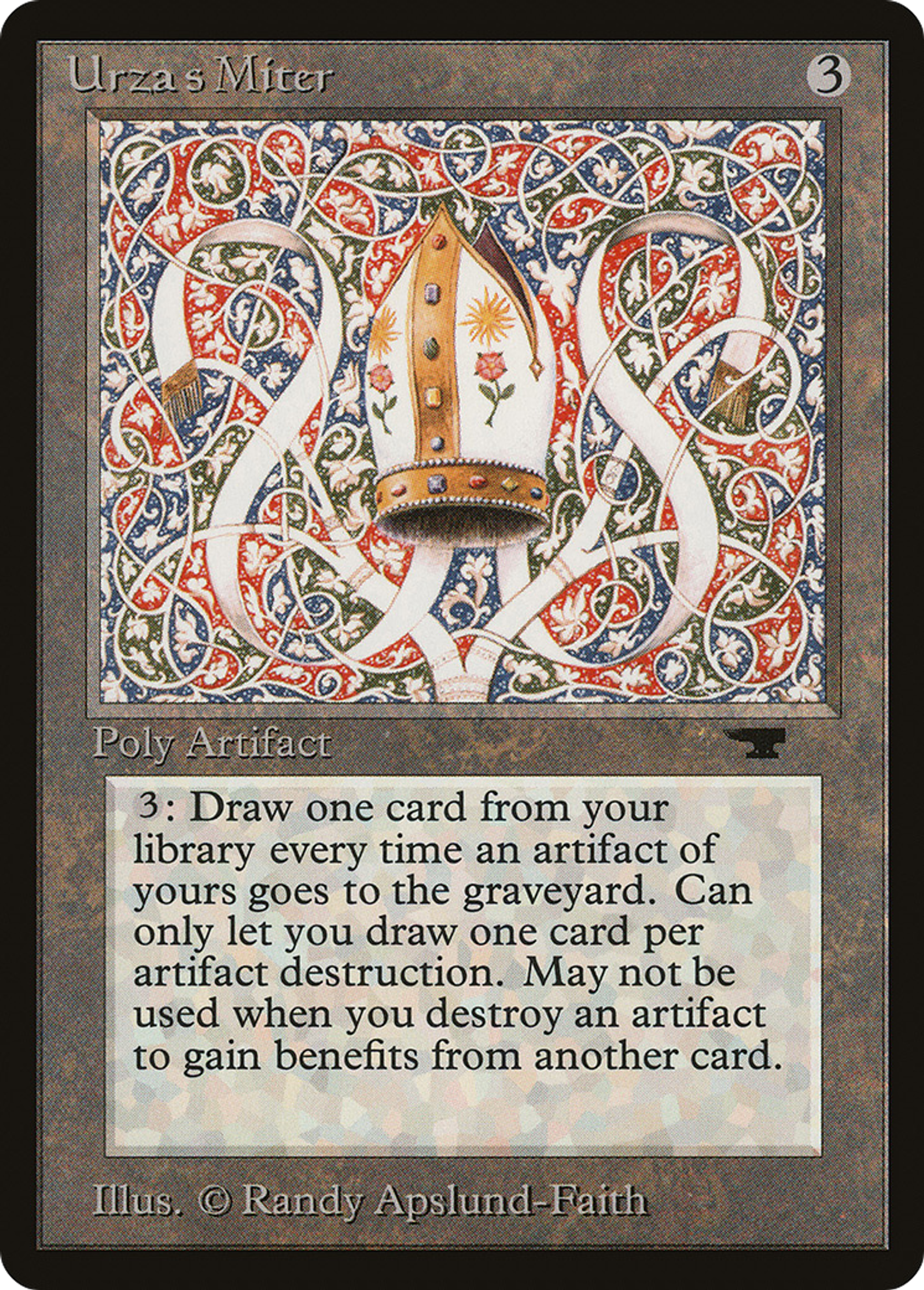 Urza's Miter — Antiquities — Magic: The Gathering