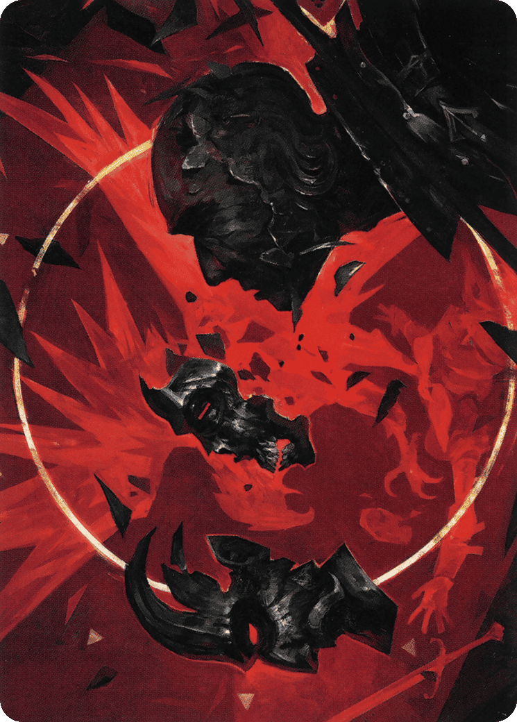 Abrade — Crimson Vow Art Series — Magic: The Gathering