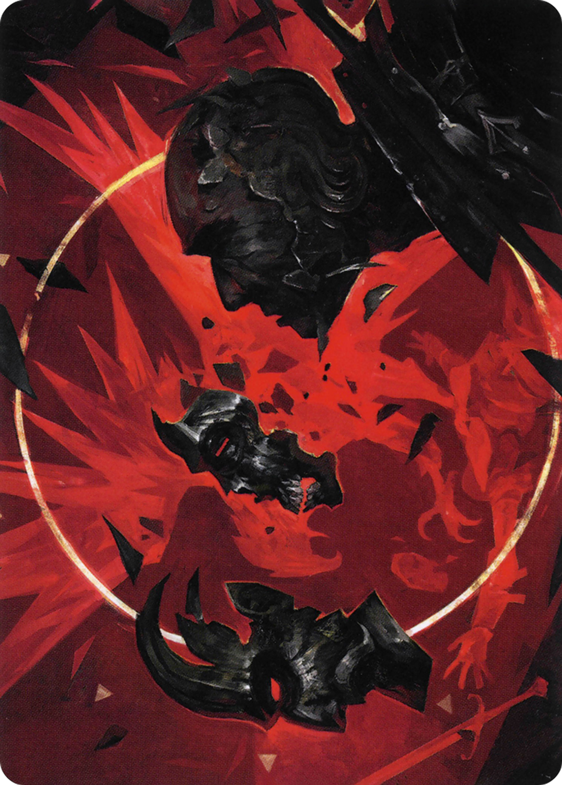 Abrade — Crimson Vow Art Series — Magic: The Gathering