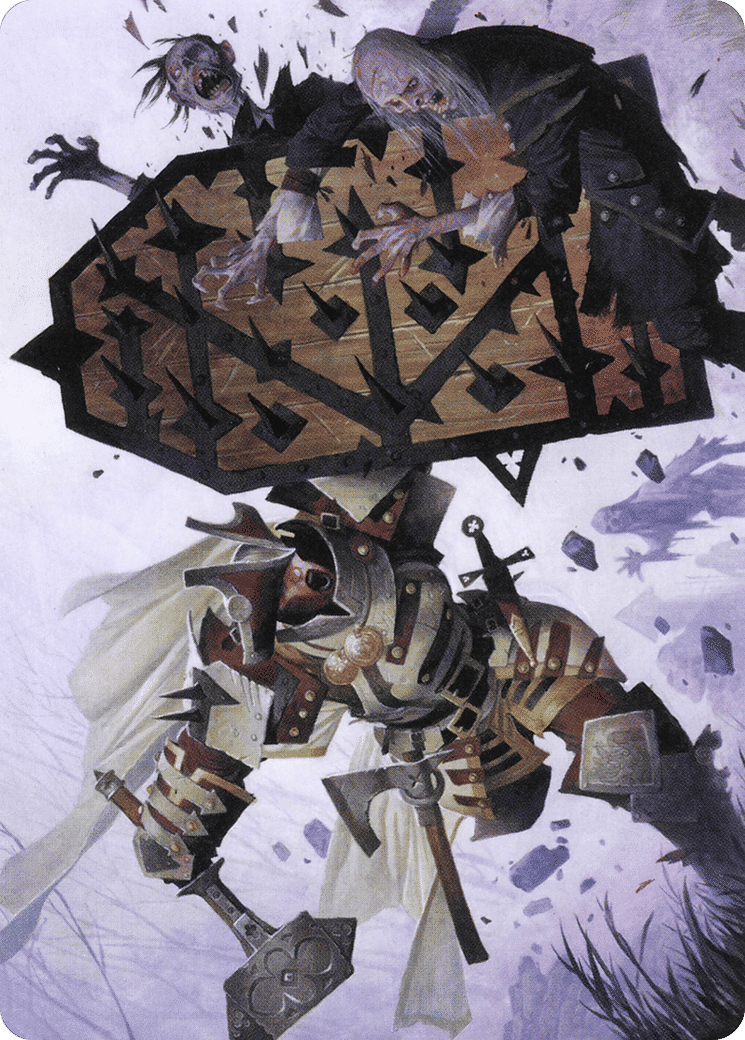 Estwald Shieldbasher — Crimson Vow Art Series — Magic: The Gathering
