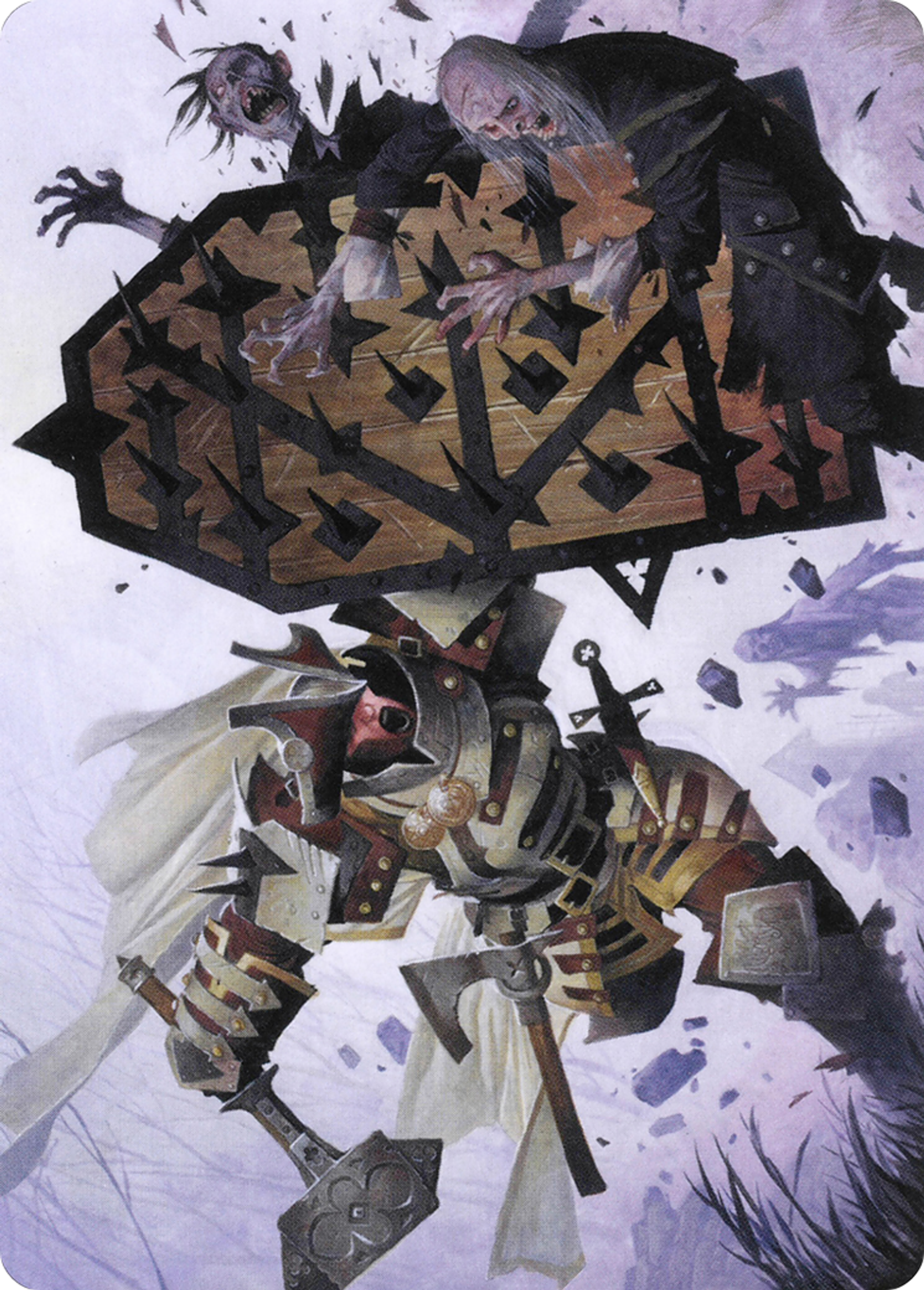 Estwald Shieldbasher — Crimson Vow Art Series — Magic: The Gathering
