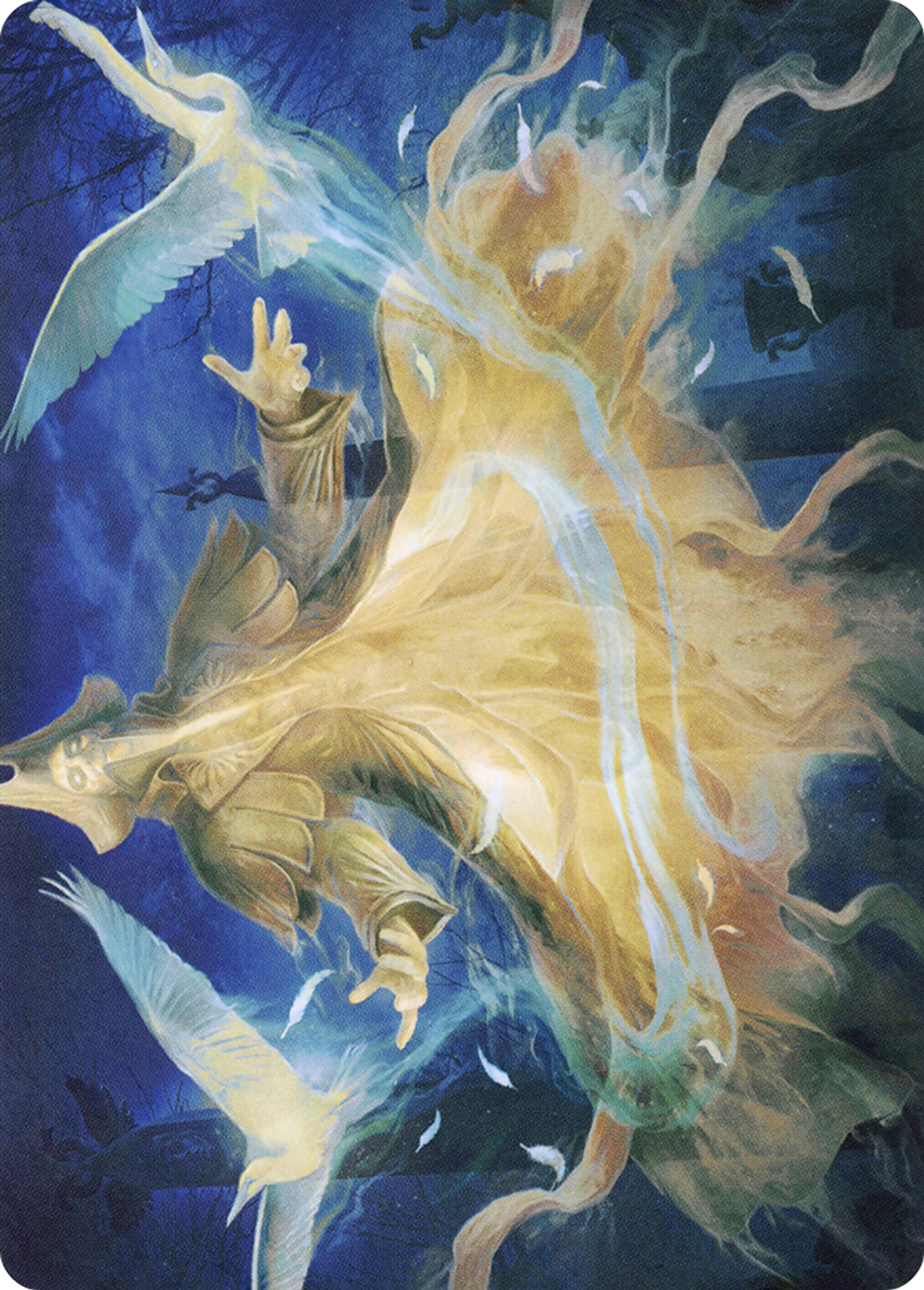 Heron-Blessed Geist — Crimson Vow Art Series — Magic: The Gathering