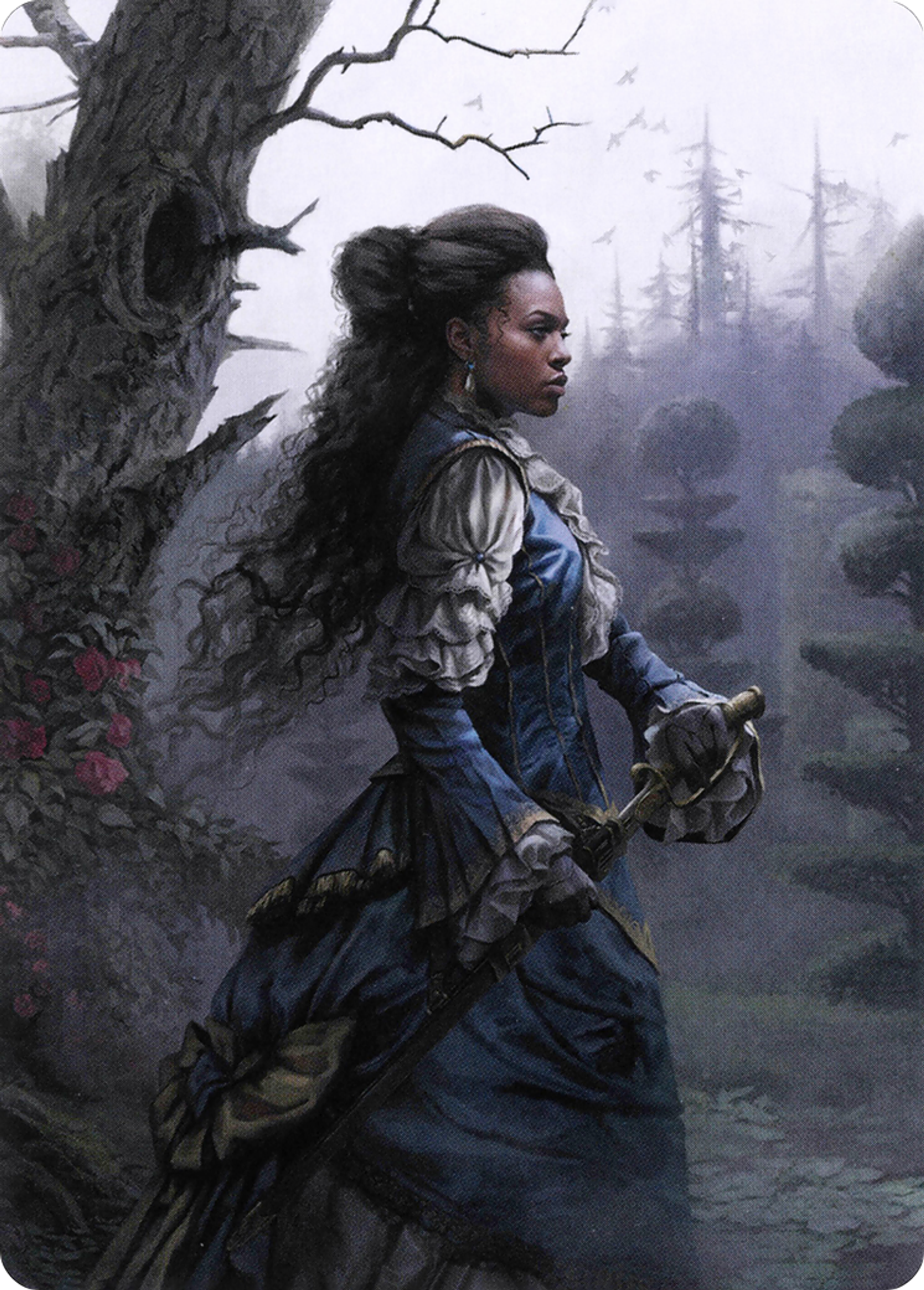 Mina Harker — Crimson Vow Art Series — Magic: The Gathering