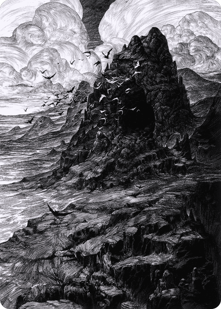 Mountain — Crimson Vow Art Series — Magic: The Gathering